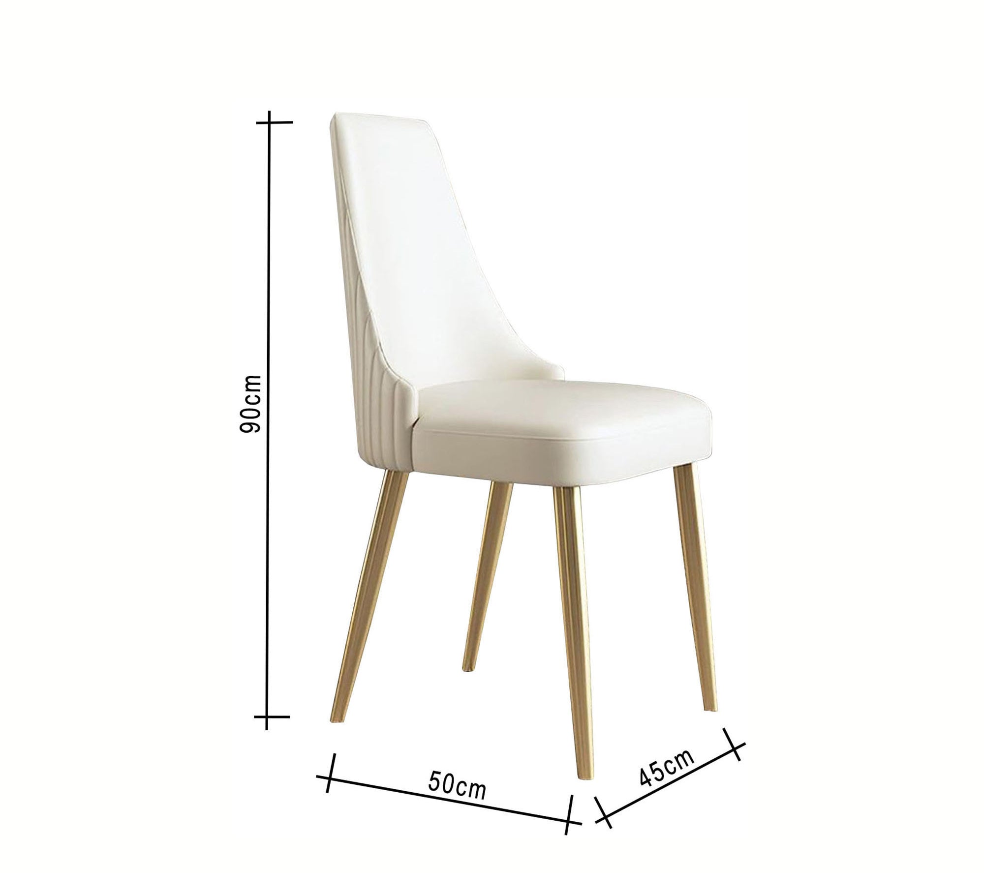 Chair with ribbed backrest - Vitrine Furniture - Furniture