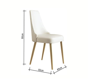 Chair with ribbed backrest - Vitrine Furniture - Furniture