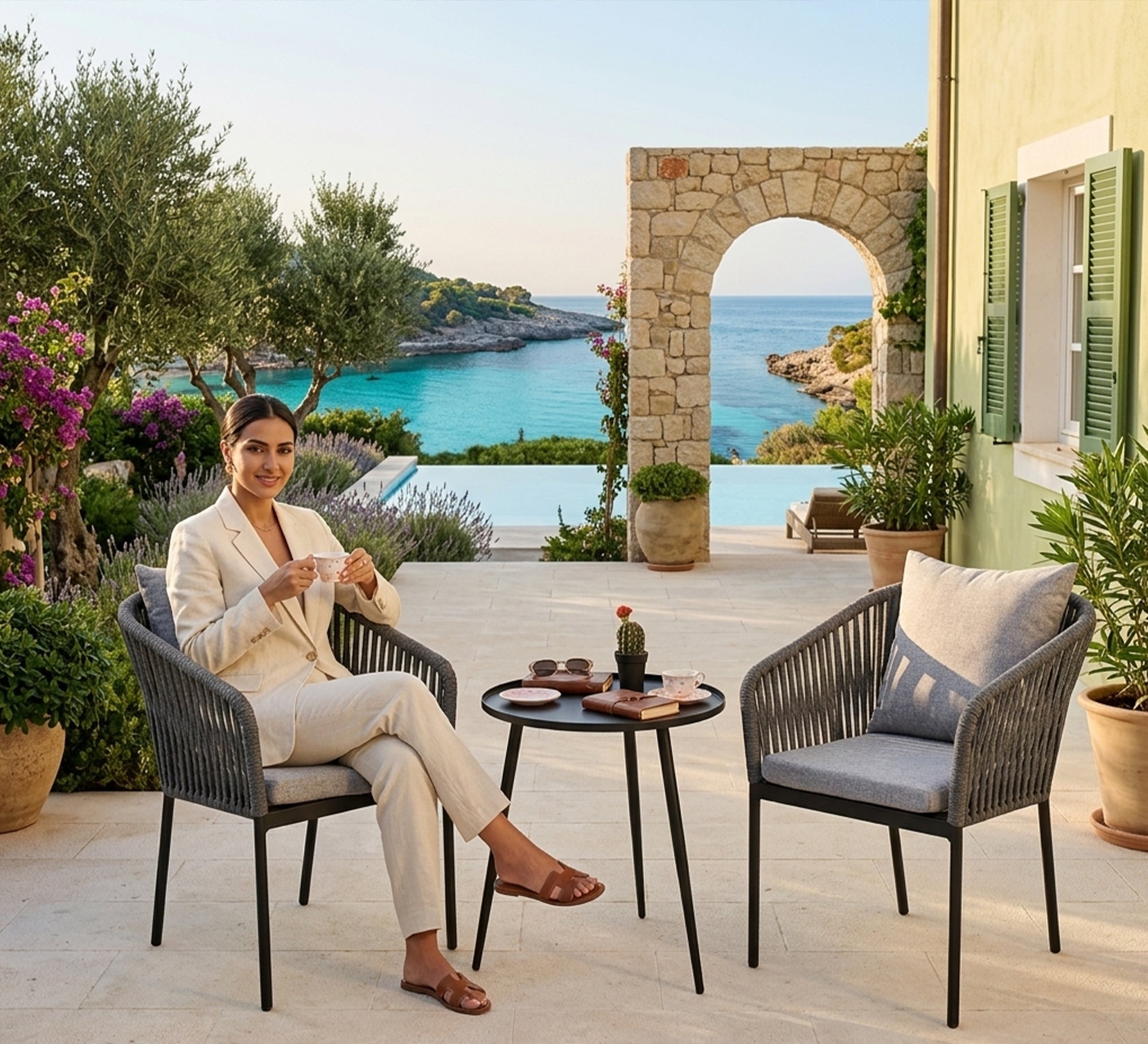 Chairs and table from Dobar - Vitrine Furniture - Outdoor Dining Sets