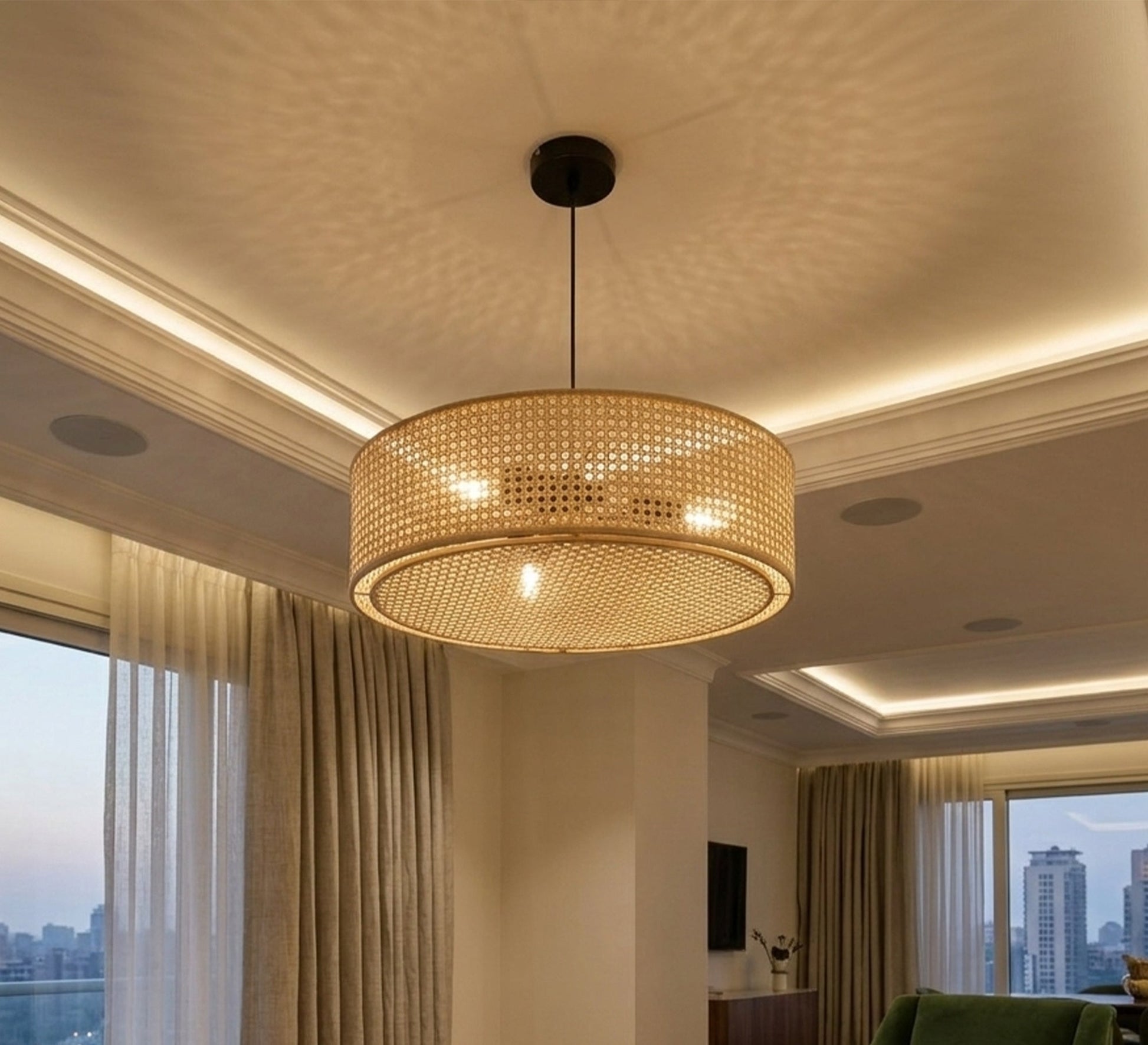 Chandelier providing warm lighting - Vitrine Furniture - Ceiling lights