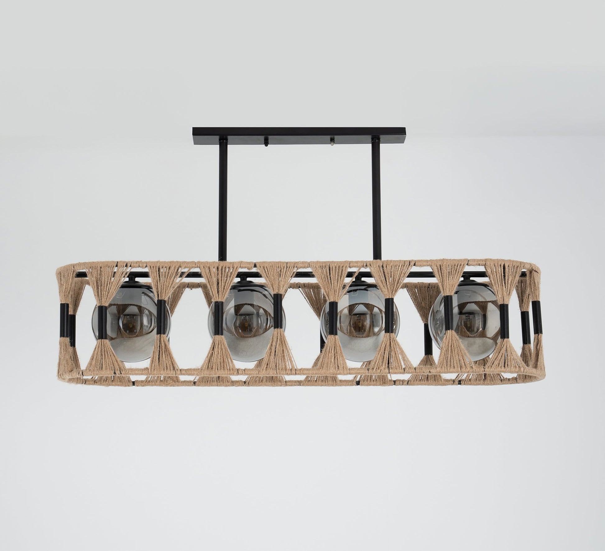Chandelier with a black metal frame - Vitrine Furniture - Ceiling lights