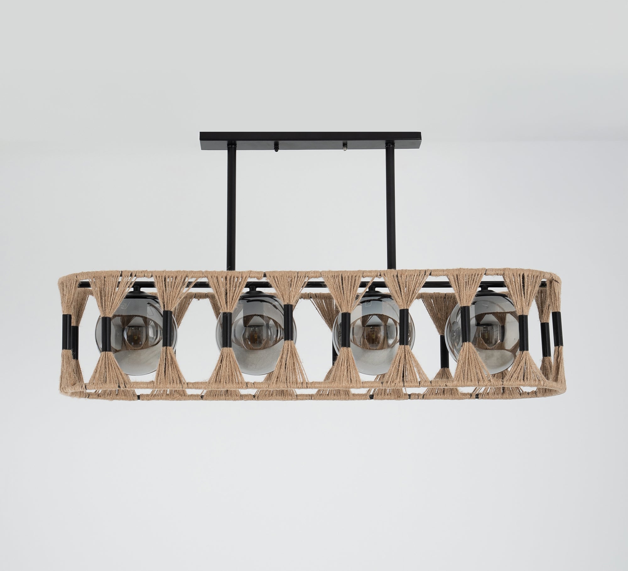 Chandelier with a black metal frame - Vitrine Furniture - Ceiling lights
