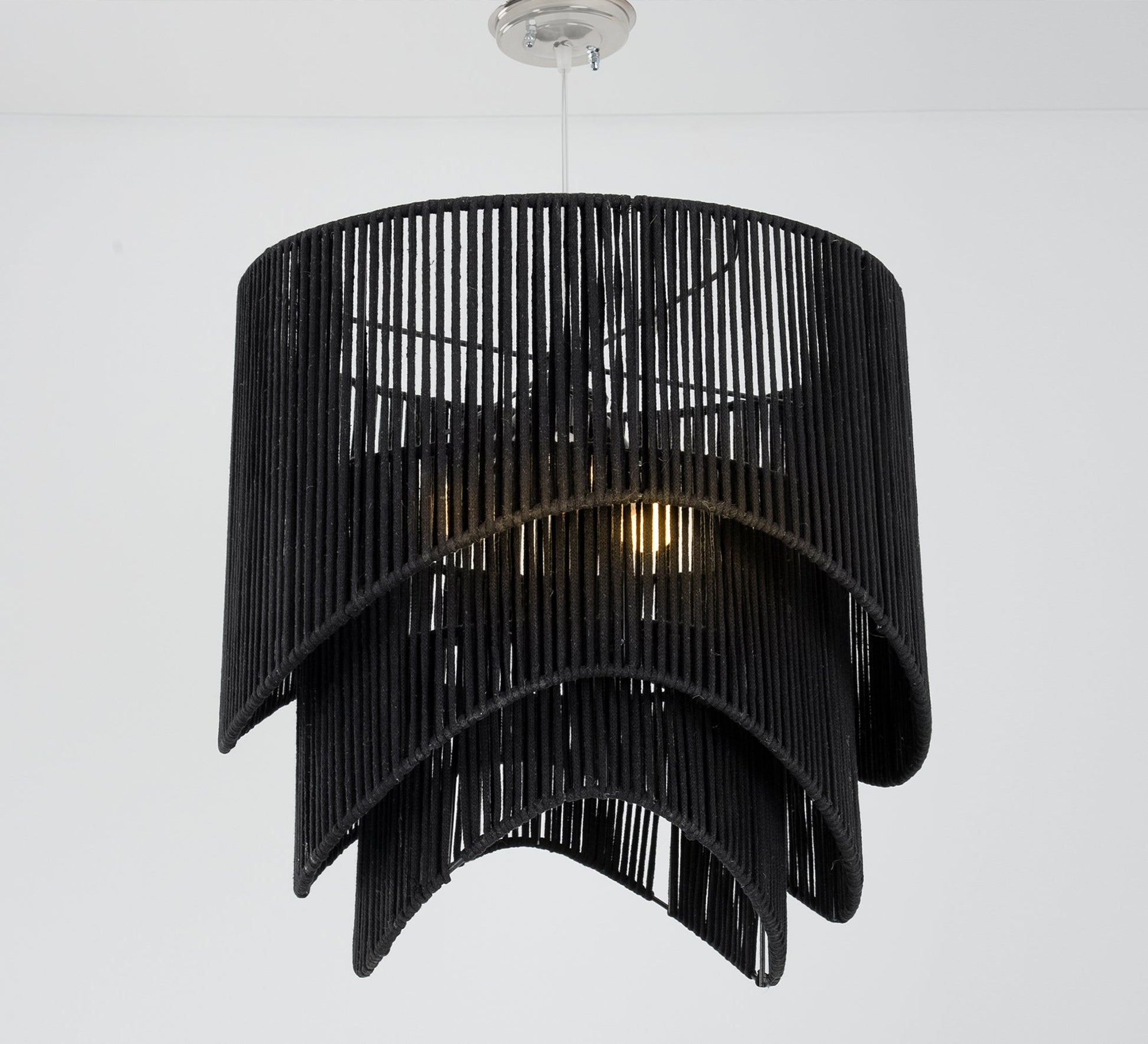 Chandelier with a flowing, overlapping layered design - Vitrine Furniture - Ceiling lights