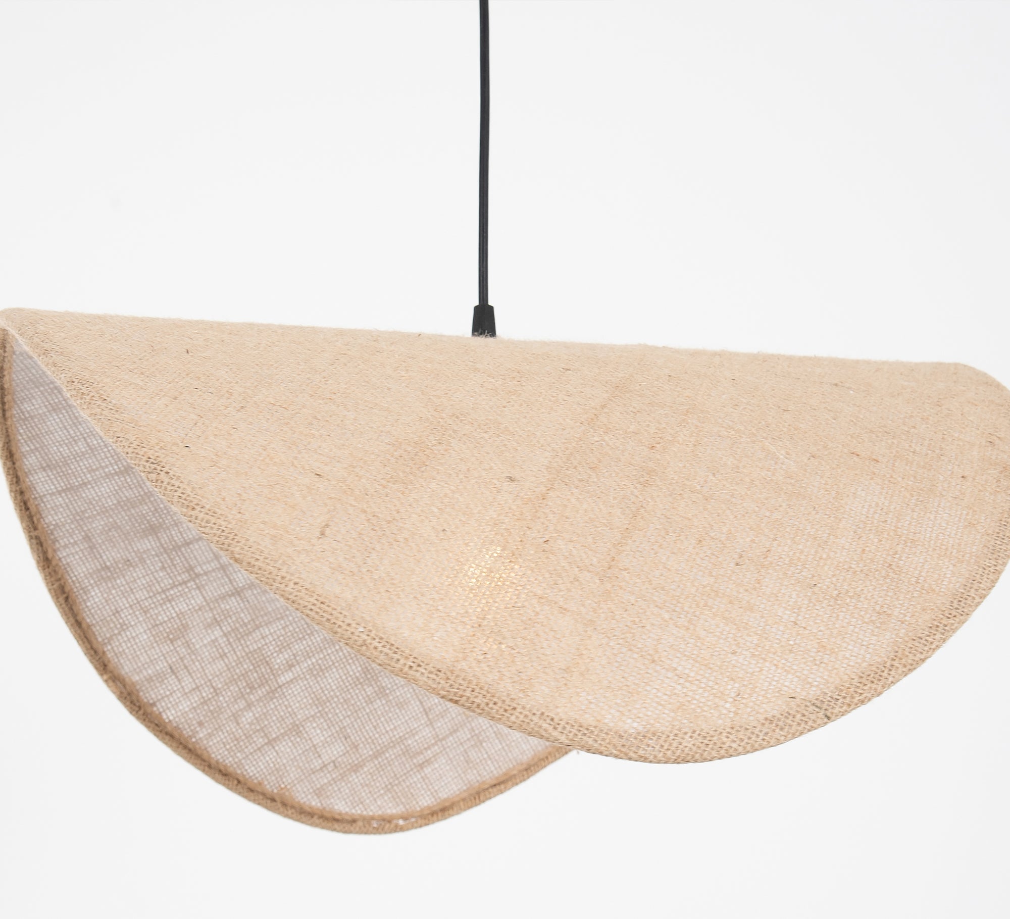 Chandelier with a sculpted wave design - Vitrine Furniture - Ceiling lights