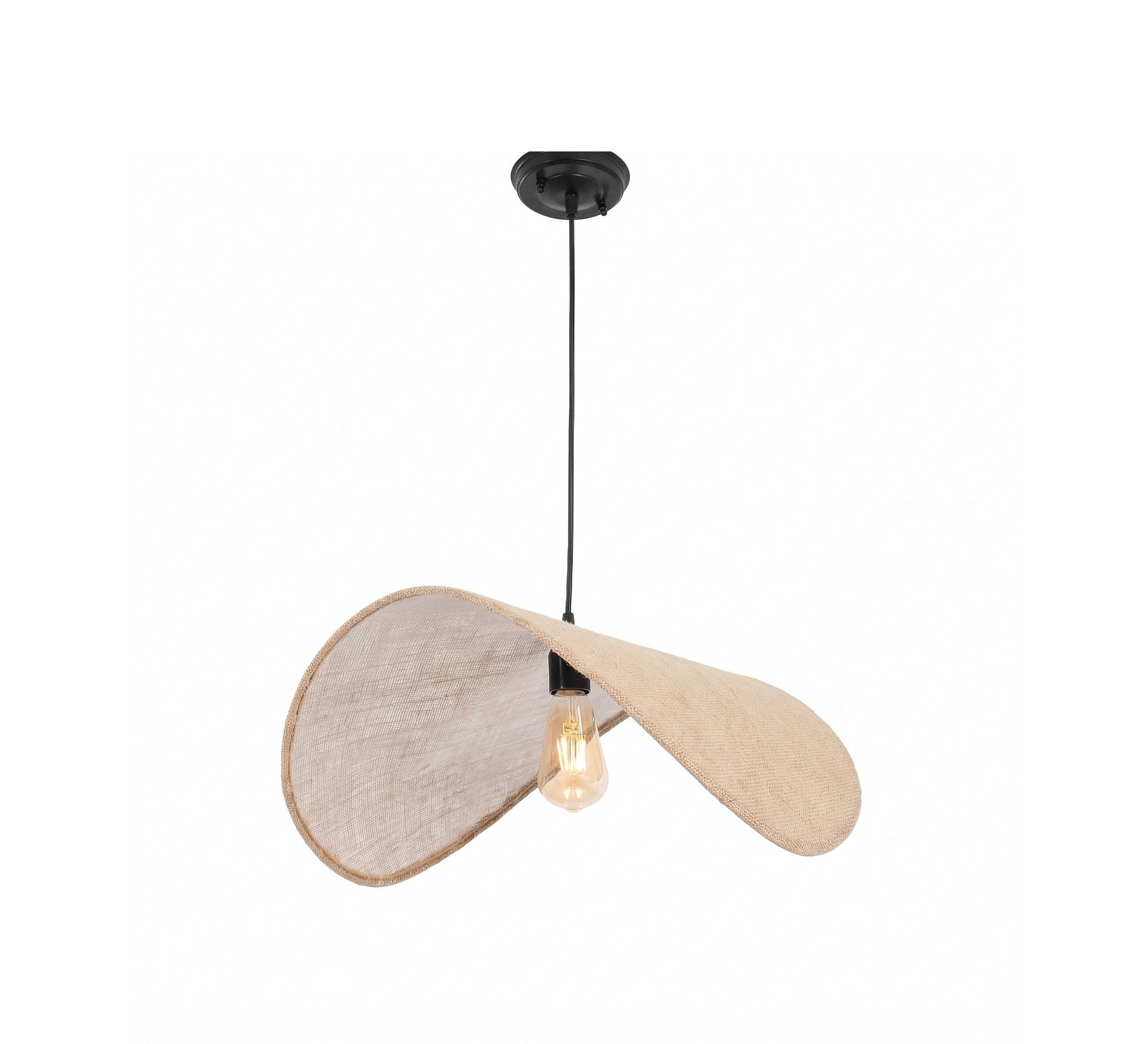 Chandelier with a sculpted wave design - Vitrine Furniture - Ceiling lights