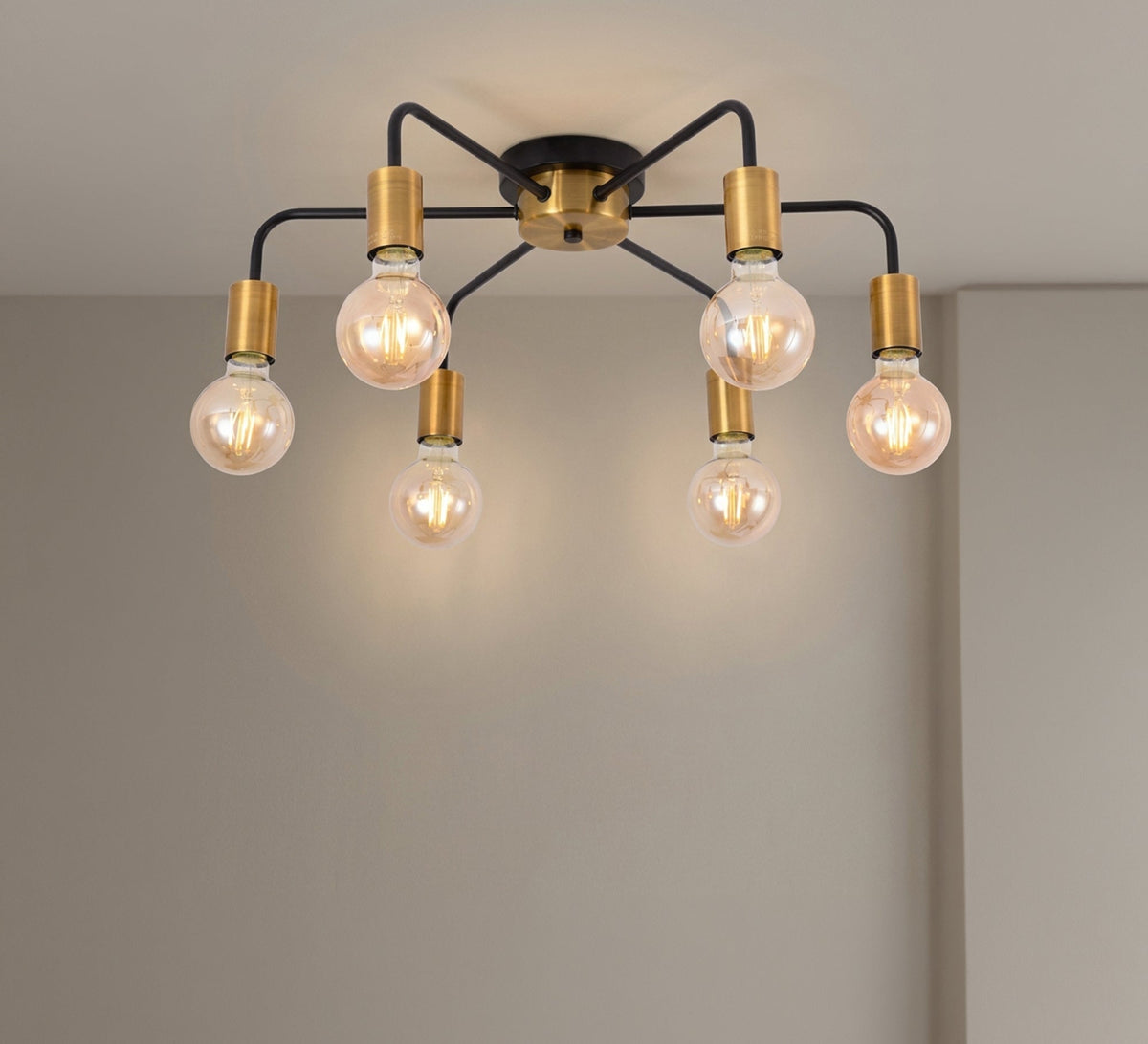 Chandelier with a warm, contemporary, and fresh aesthetic - Vitrine Furniture - Ceiling lights