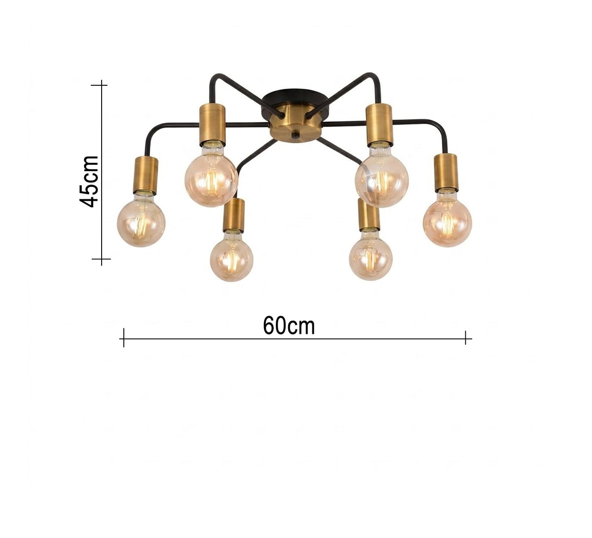 Chandelier with a warm, contemporary, and fresh aesthetic - Vitrine Furniture - Ceiling lights