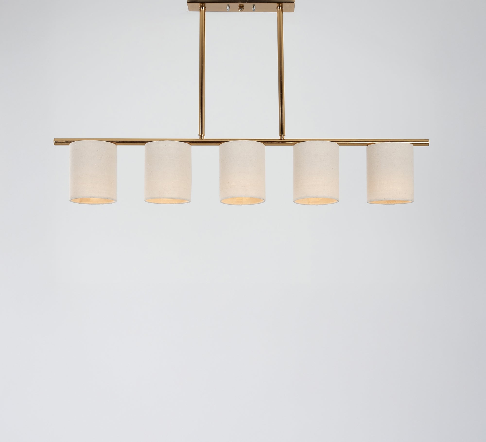 Chandelier with five cylindrical units - Vitrine Furniture - Ceiling lights