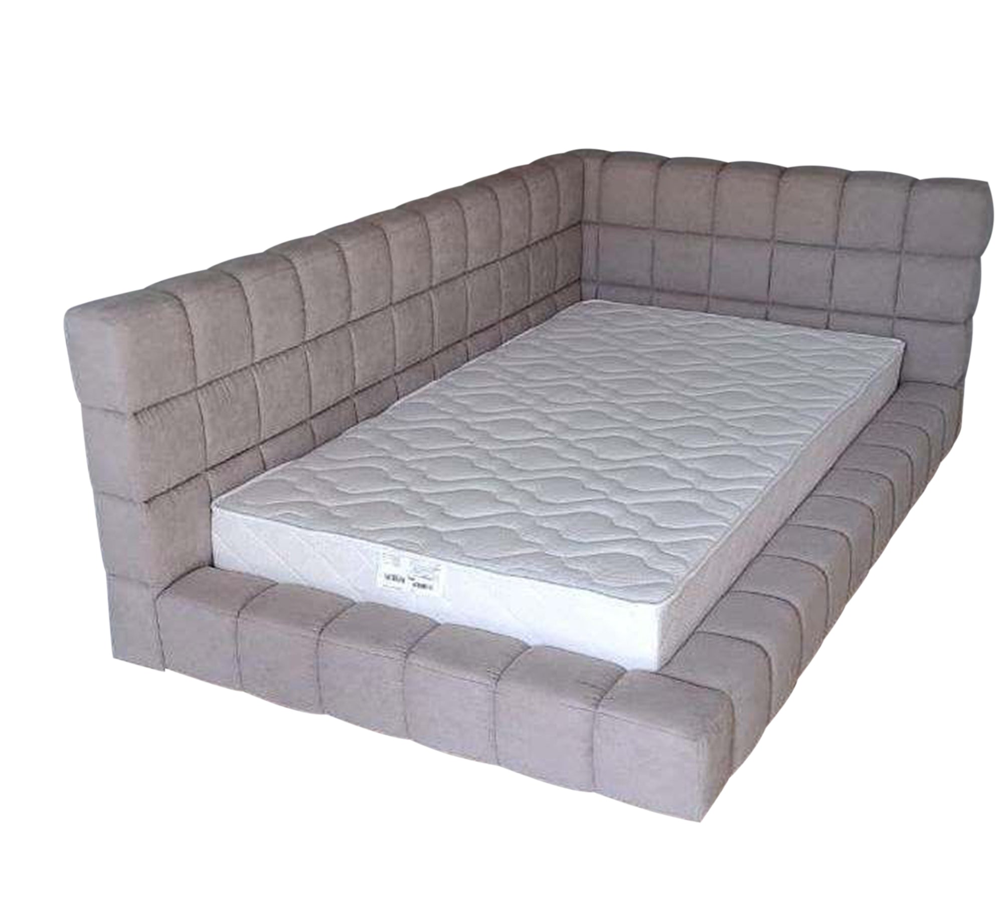 Checkered corner bed - Vitrine Furniture - Furniture