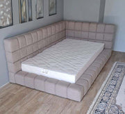 Checkered corner bed - Vitrine Furniture - Furniture