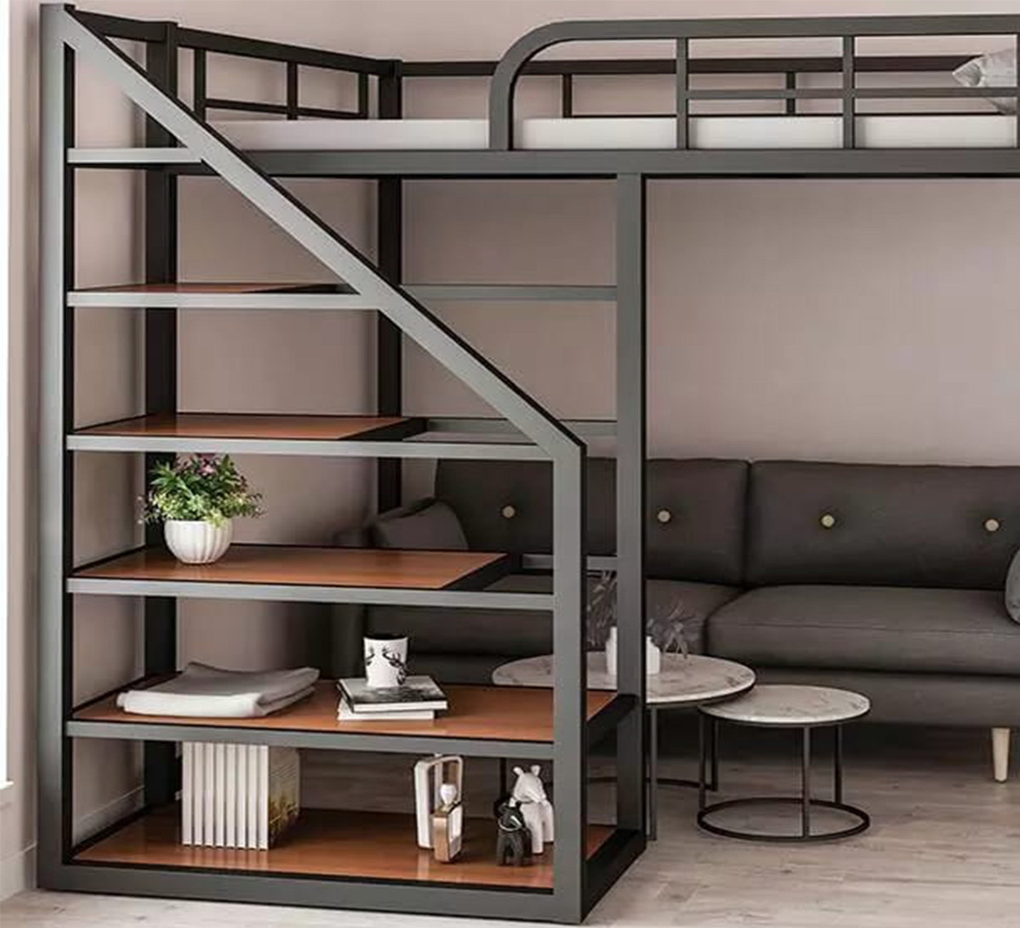 Children's bed with Shelves - Vitrine Furniture - Beds