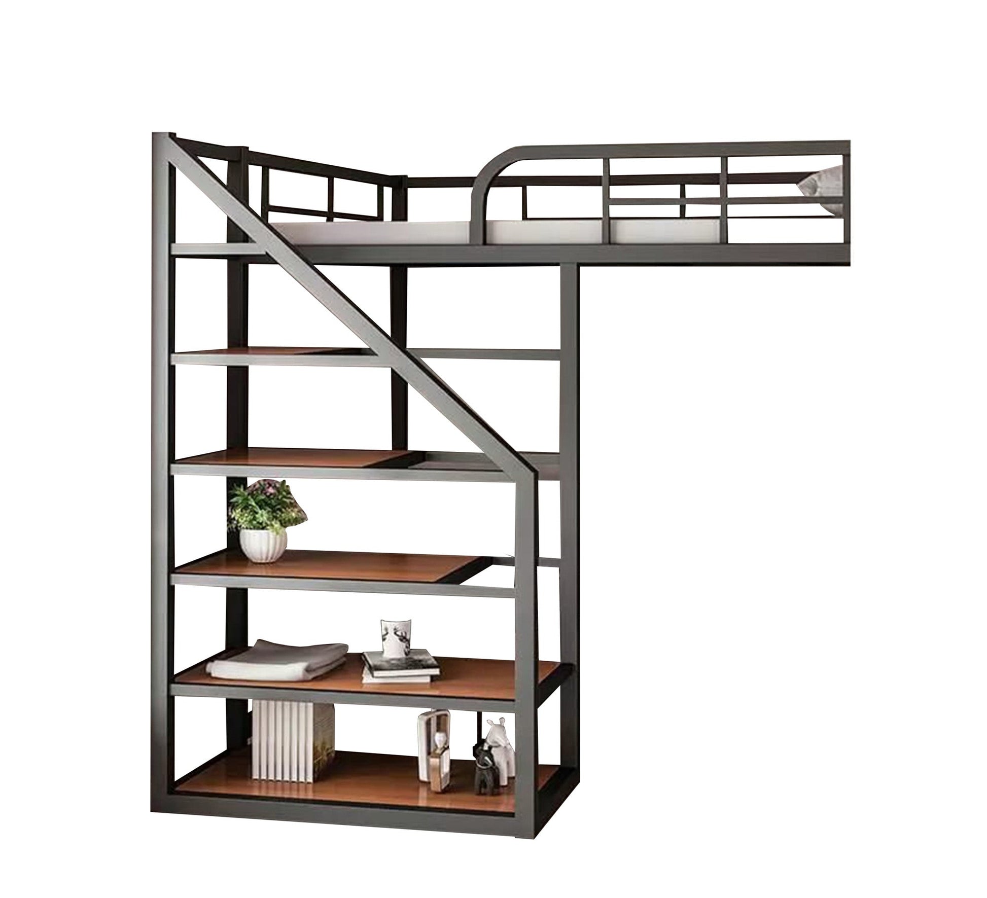 Children's bed with Shelves - Vitrine Furniture - Beds