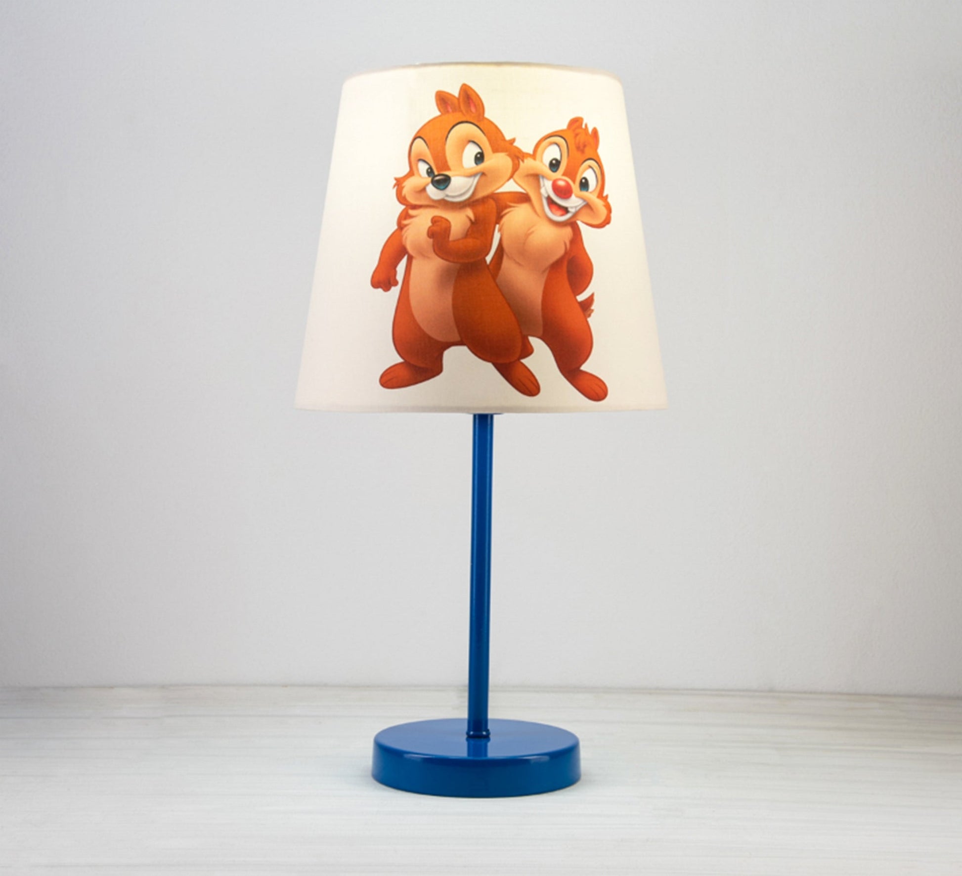 Chip and Dale Lamp : Fun, Lighting, Decor, Kids with Blue Base - Vitrine Furniture - Lighting