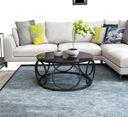 Circular black coffee table - Vitrine Furniture - Furniture