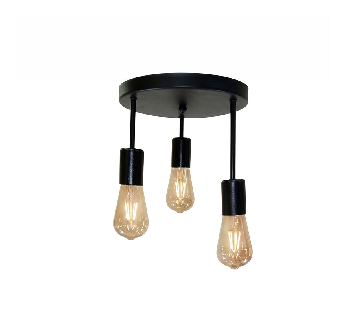 Circular ceiling pendant with three lights - Vitrine Furniture - Ceiling lights