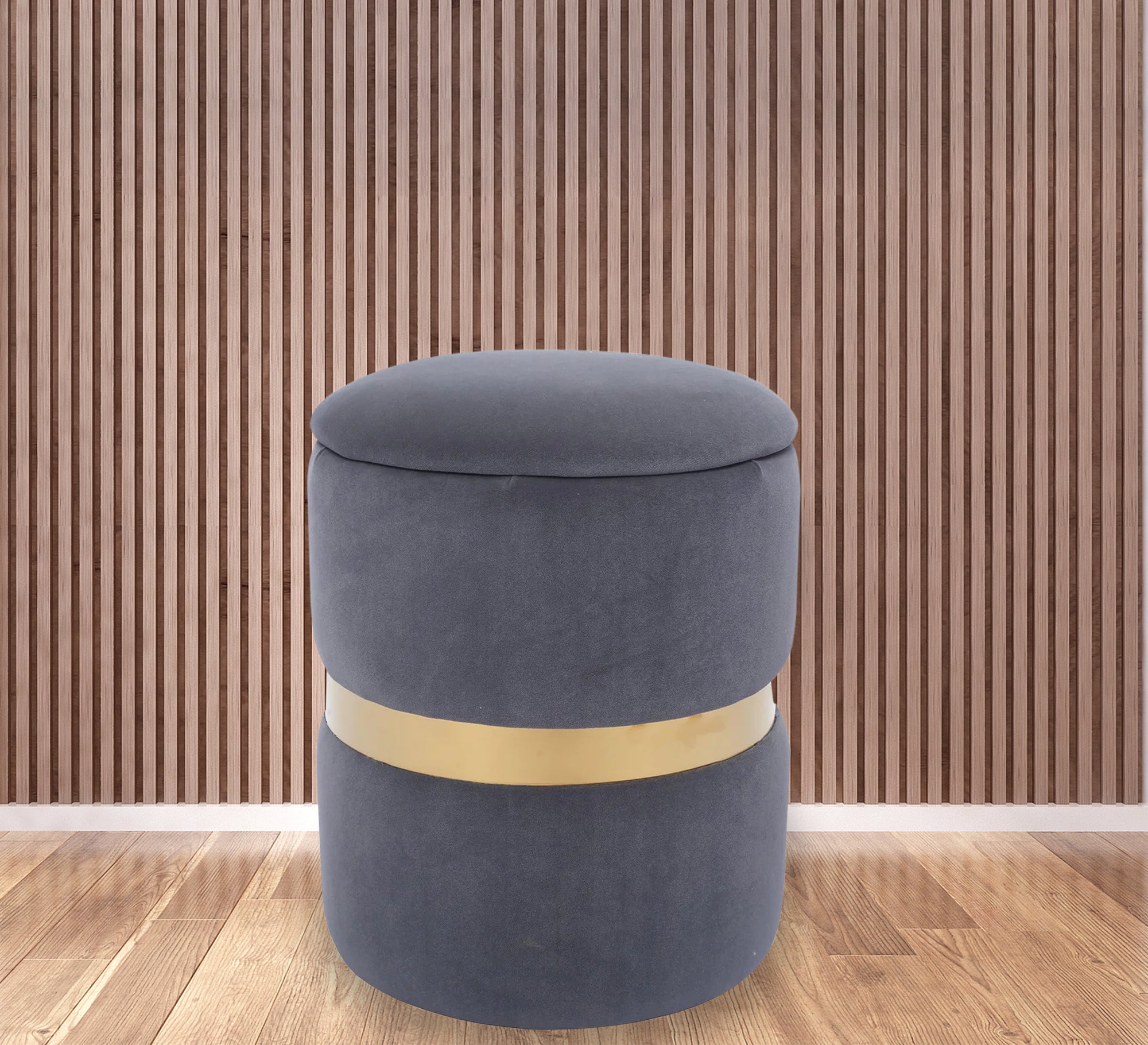 Circular pouffe for living rooms - Vitrine Furniture - Furniture