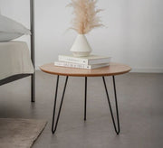 Circular side table with metal legs - Vitrine Furniture - Furniture