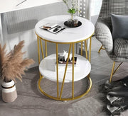 Circular side table with two shelves - Vitrine Furniture - Furniture