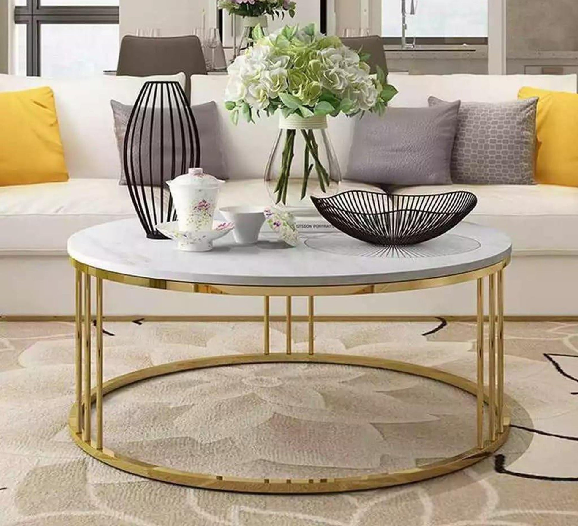 Circular table for reception rooms - Vitrine Furniture - Furniture