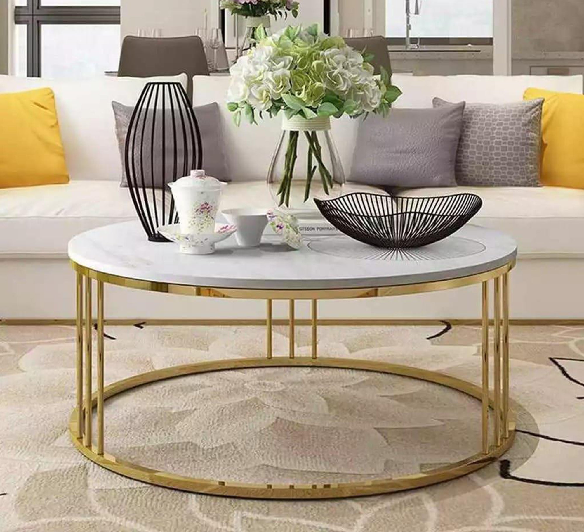 Circular table for reception rooms - Vitrine Furniture - Furniture