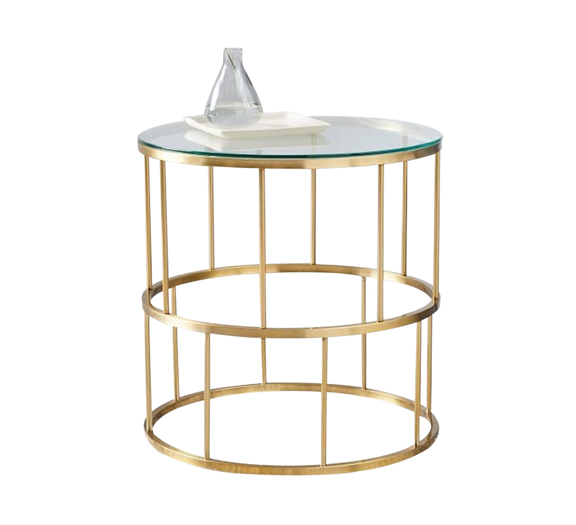 Circular table with a beautiful frame - Vitrine Furniture - Furniture