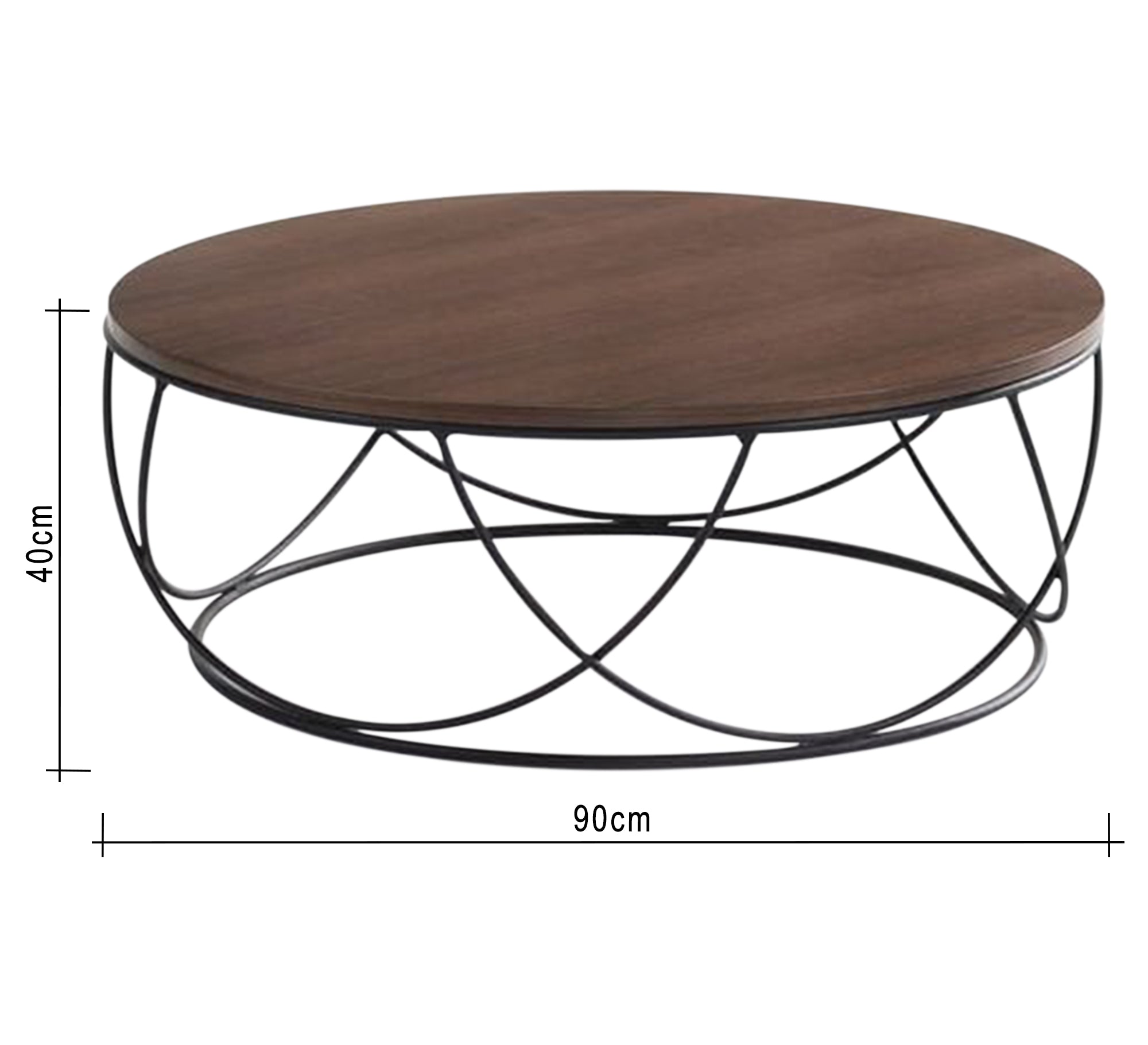 Circular table with semicircular base - Vitrine Furniture - Furniture