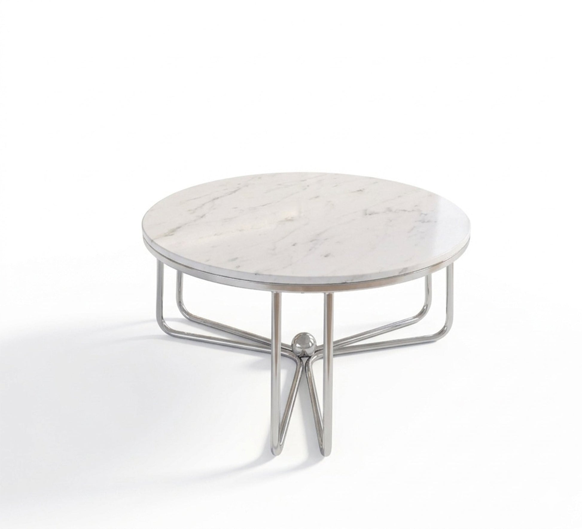 Circular table with three - legged chassis - Vitrine Furniture - Coffee Tables