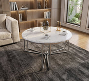 Circular table with three - legged chassis - Vitrine Furniture - Coffee Tables