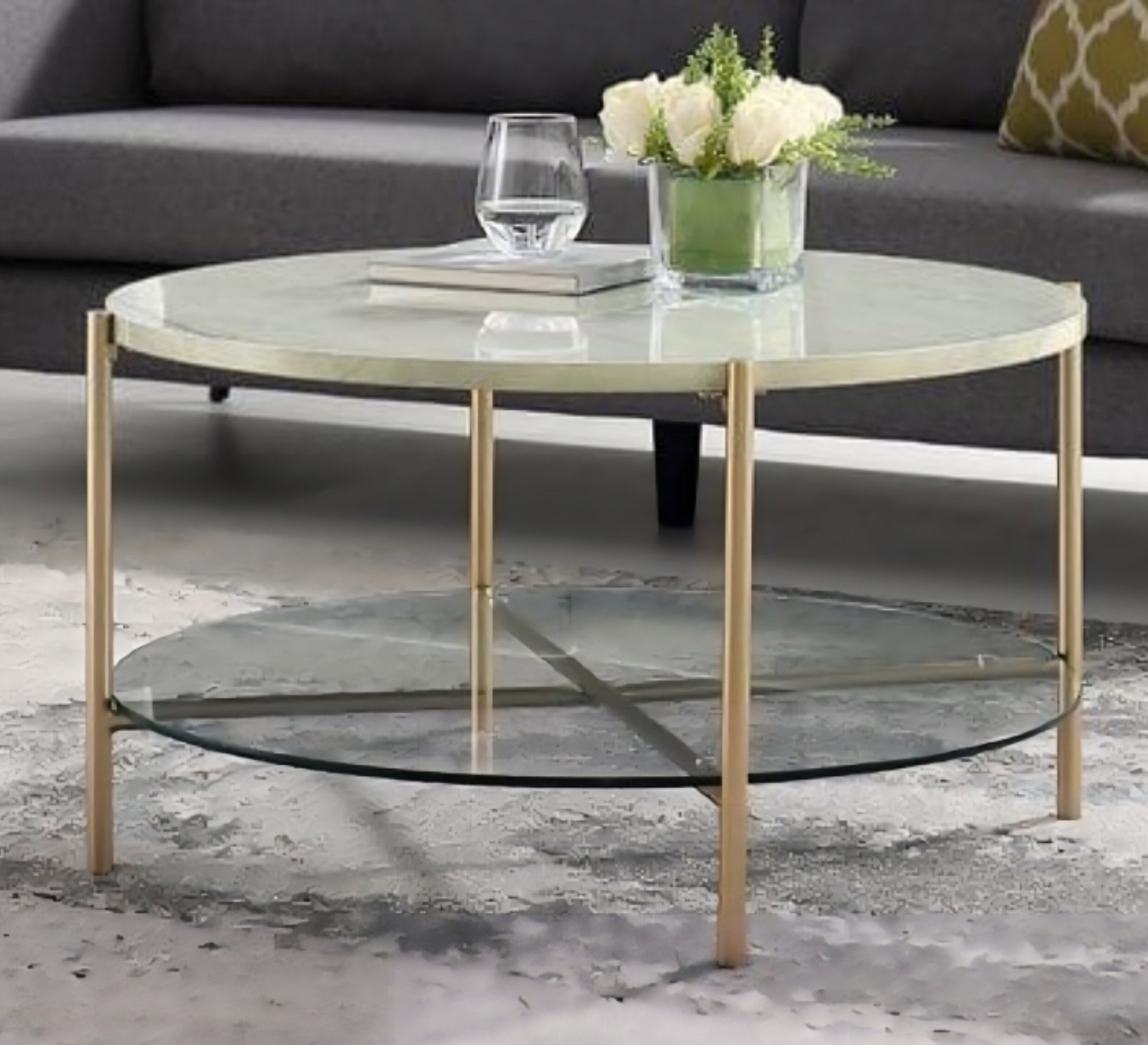 Circular table with two surface - Vitrine Furniture - Furniture
