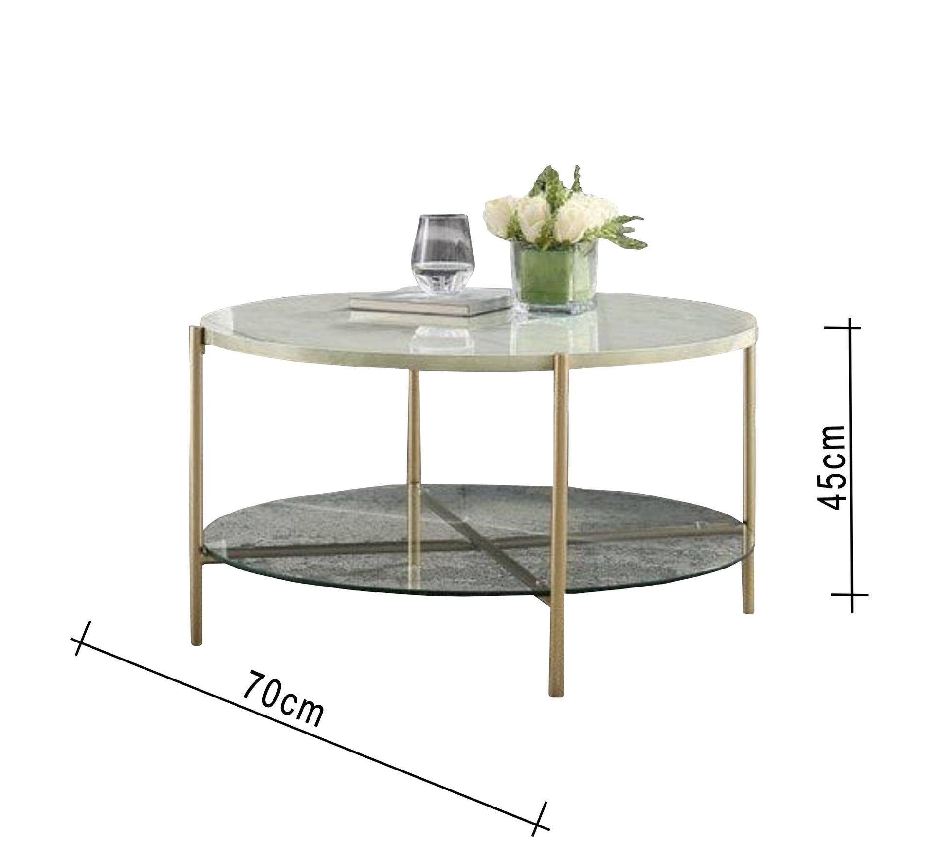 Circular table with two surface - Vitrine Furniture - Furniture