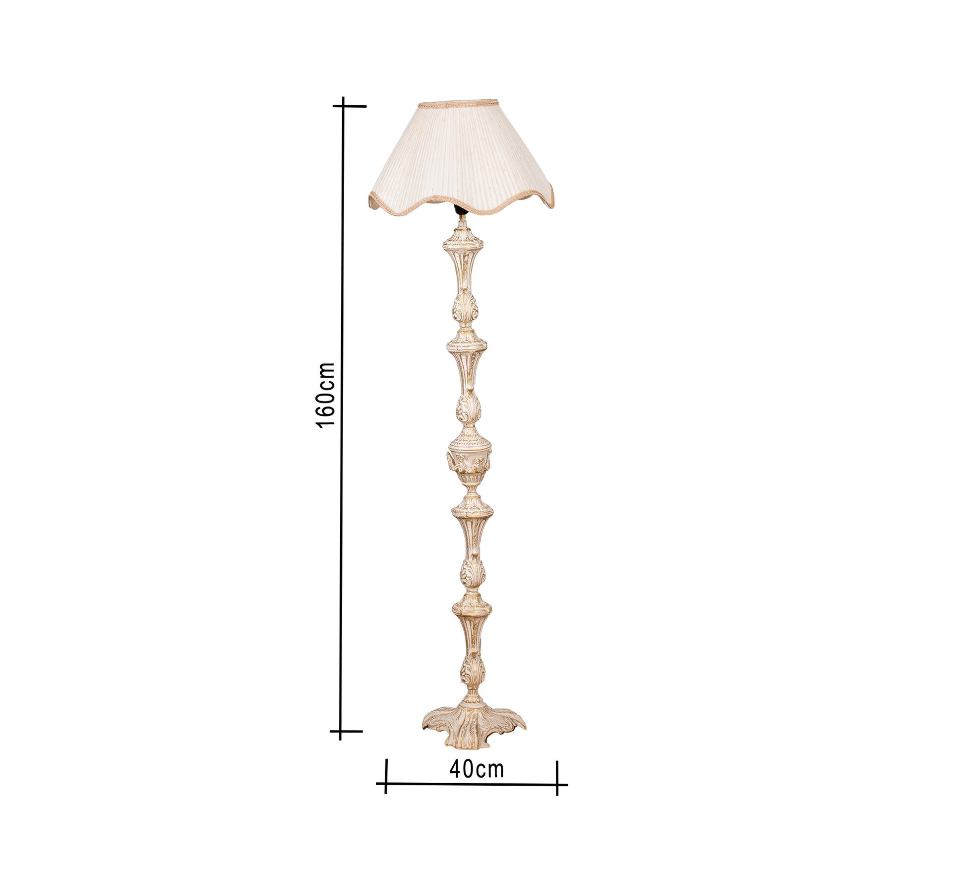 Classic antique elegant floor lamp - Vitrine Furniture - Lighting