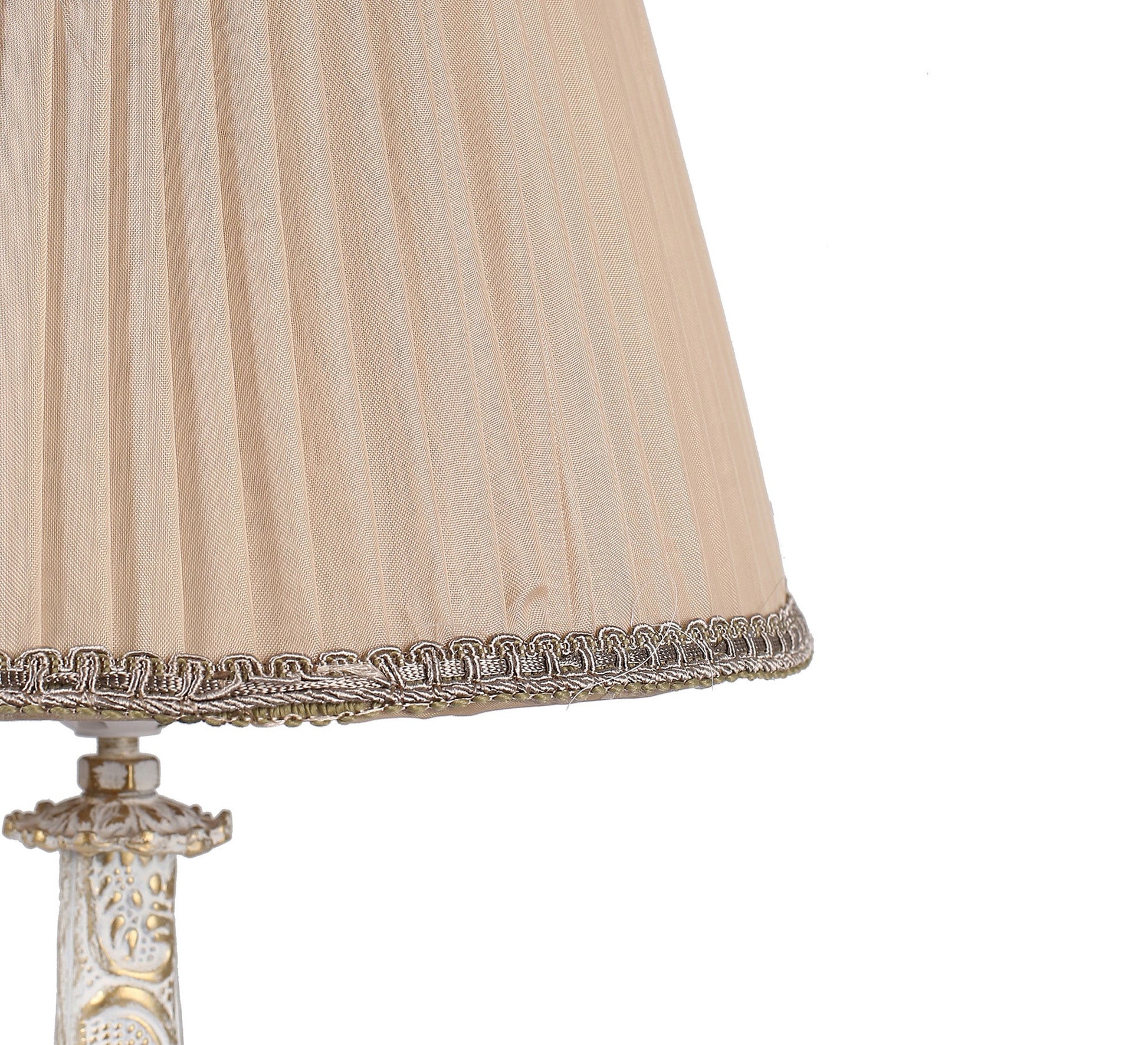 Classic beige lamp with a golden touch - Vitrine Furniture - Lighting