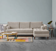 Classic carved legs living room corner - Vitrine Furniture - Furniture