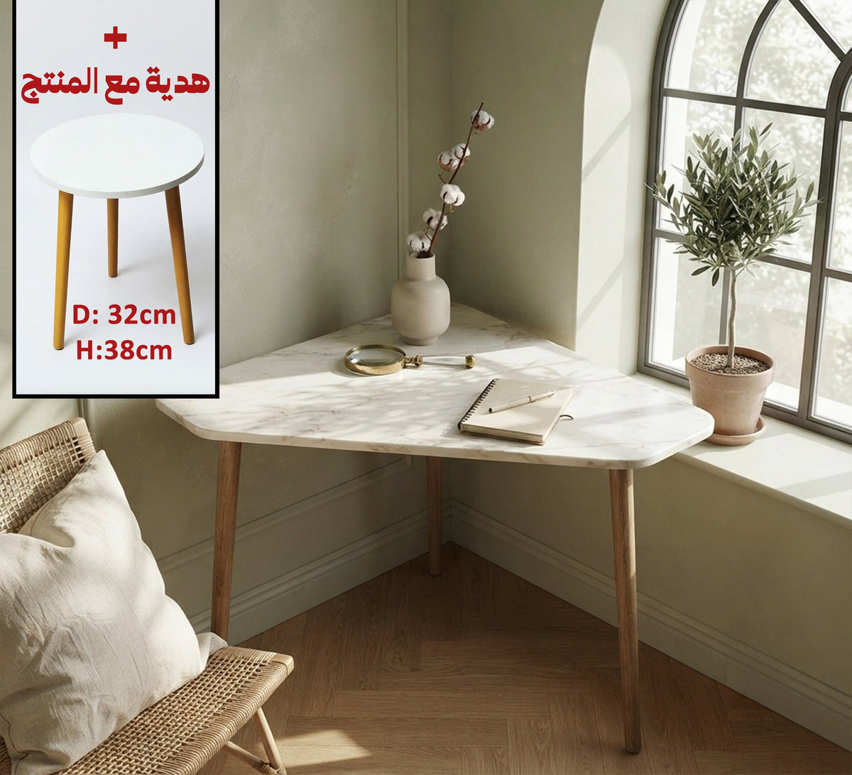 Classic corner desk without drawers - Vitrine Furniture - Desks