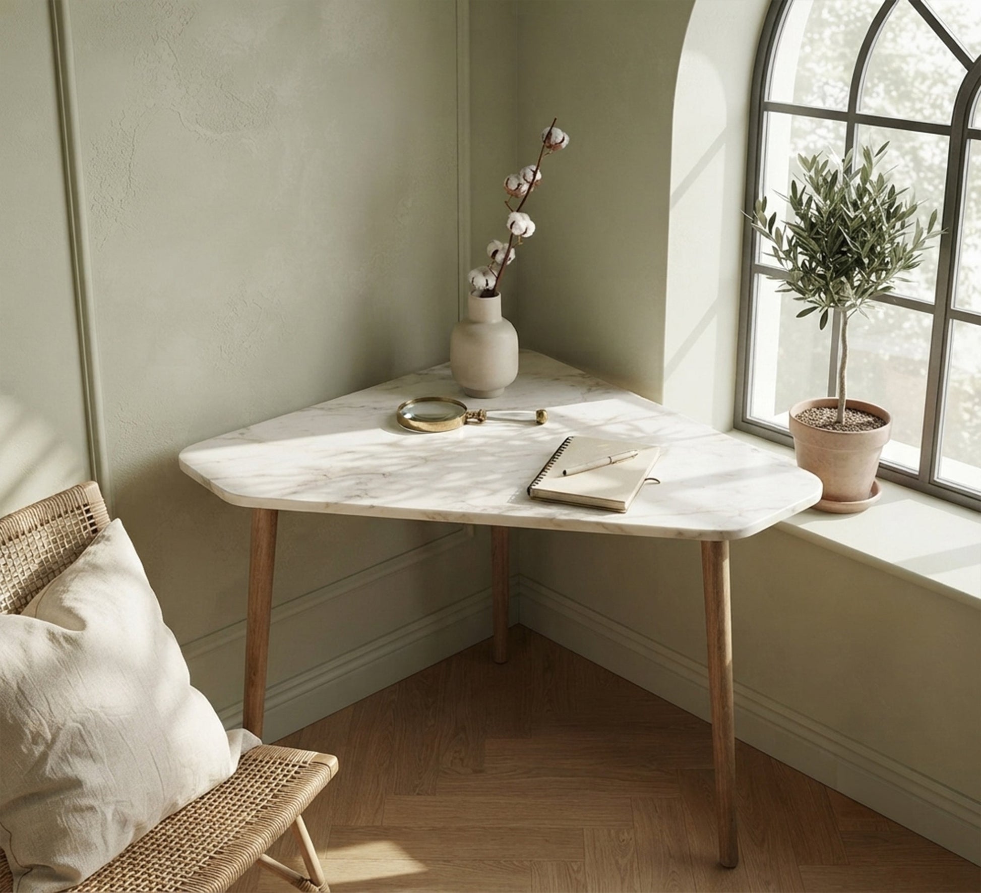 Classic corner desk without drawers - Vitrine Furniture - Desks