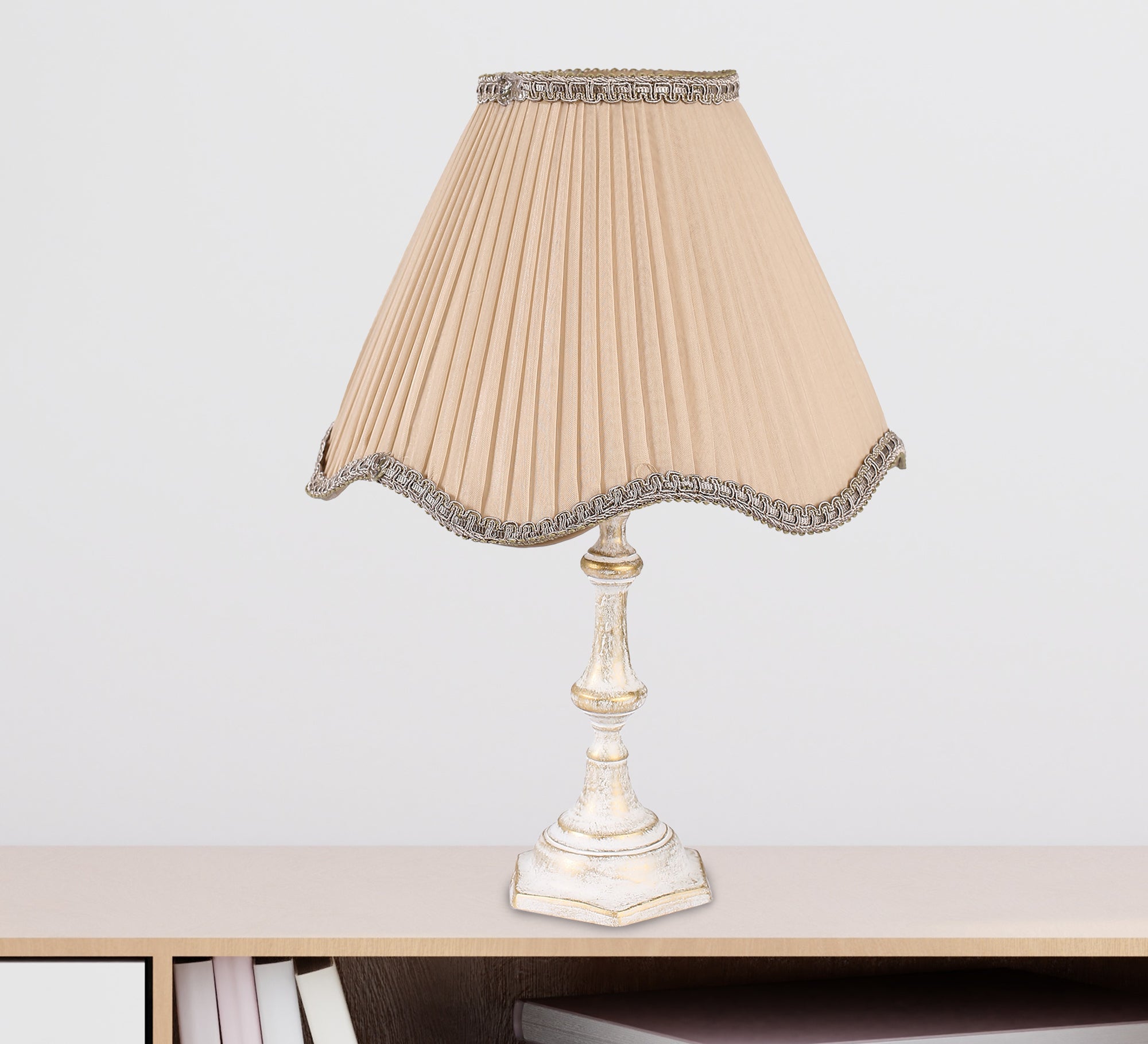 Classic design beige table lamp - Vitrine Furniture - Lighting