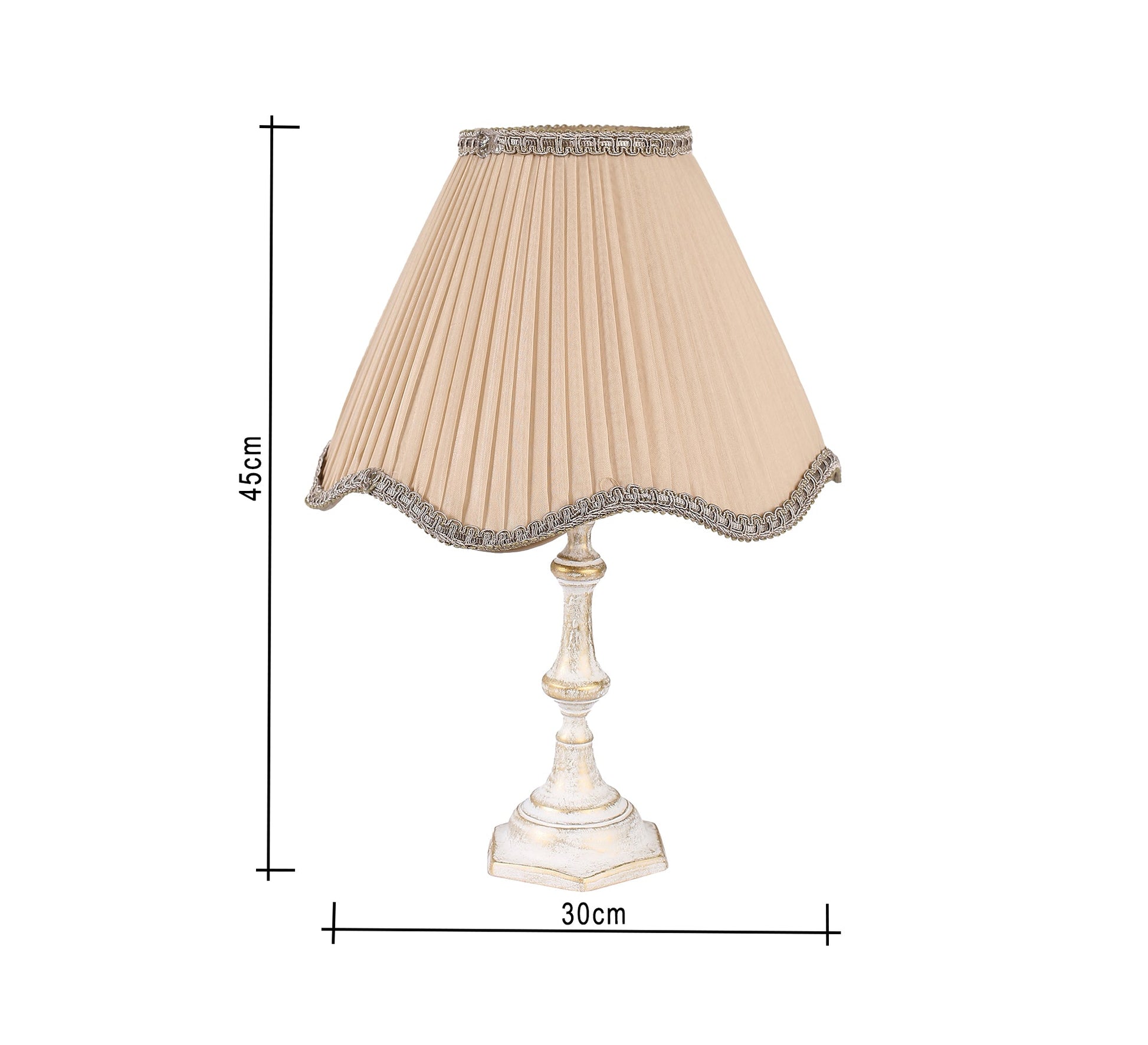 Classic design beige table lamp - Vitrine Furniture - Lighting