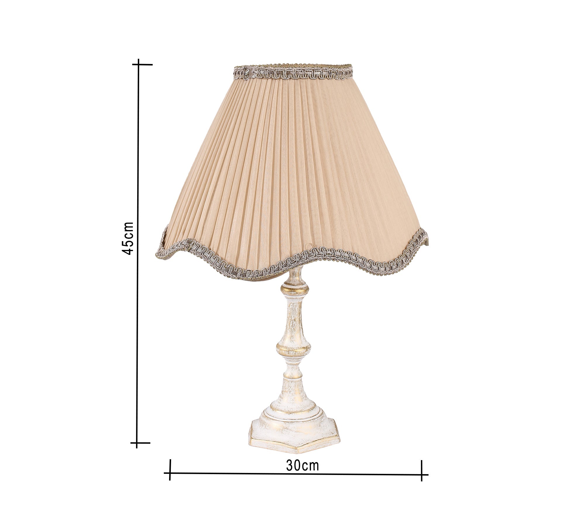Classic design beige table lamp - Vitrine Furniture - Lighting