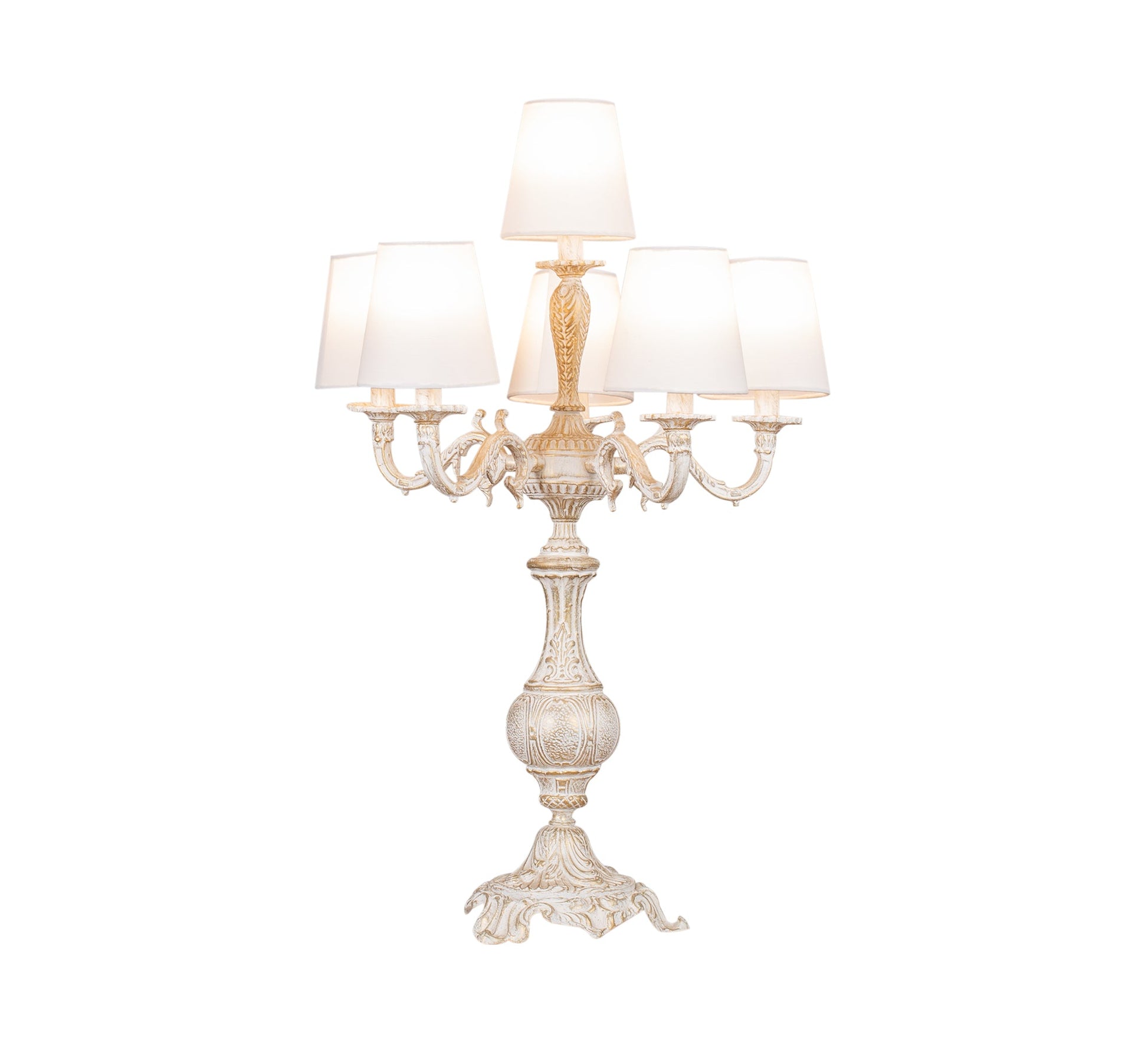 Classic elegant five - arm table chandelier - Vitrine Furniture - Lighting