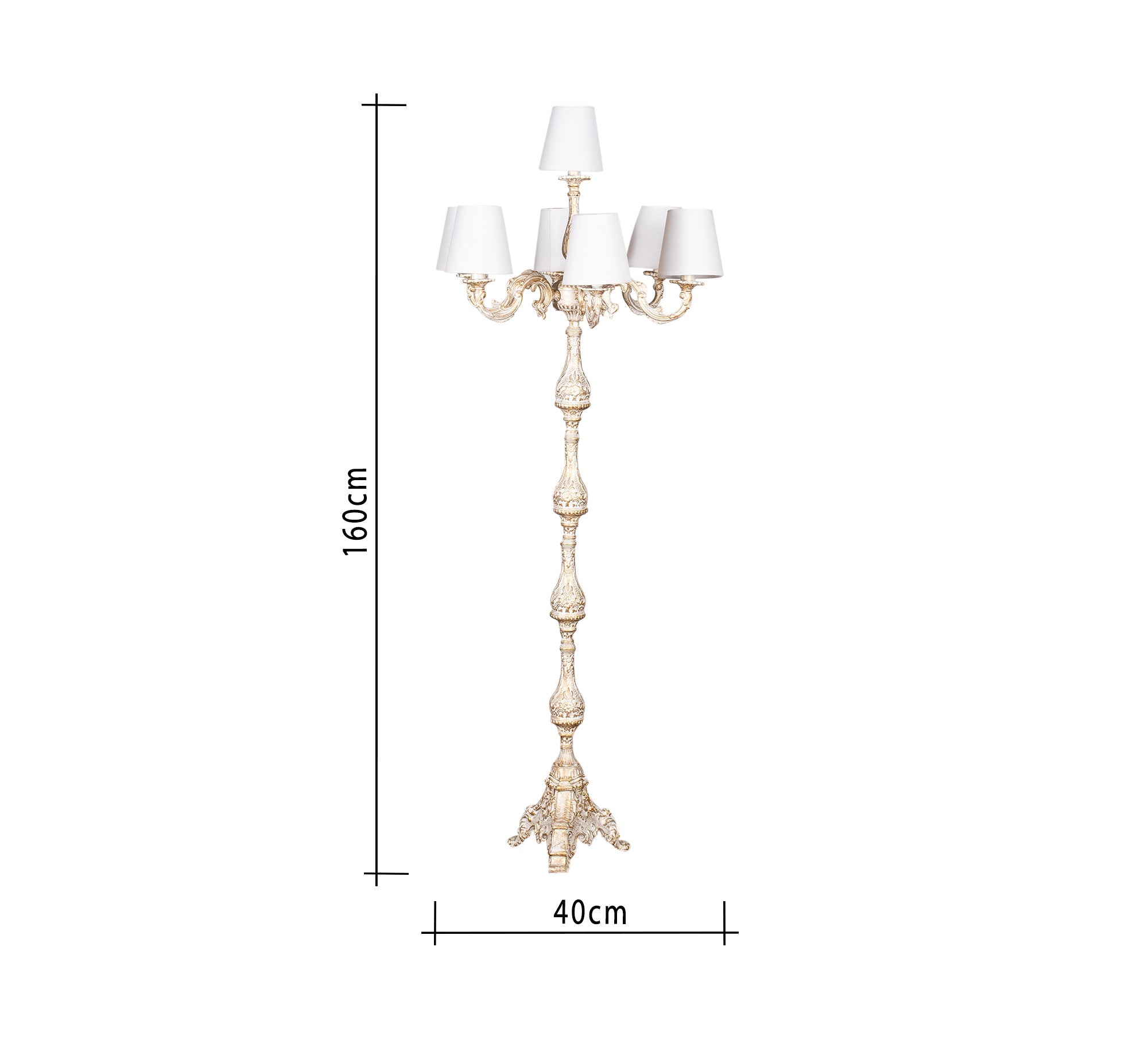 Classic floor lamp with a luxurious and elegant design - Vitrine Furniture - Lighting