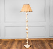 Classic floor lamp with carved base - Vitrine Furniture - Lighting