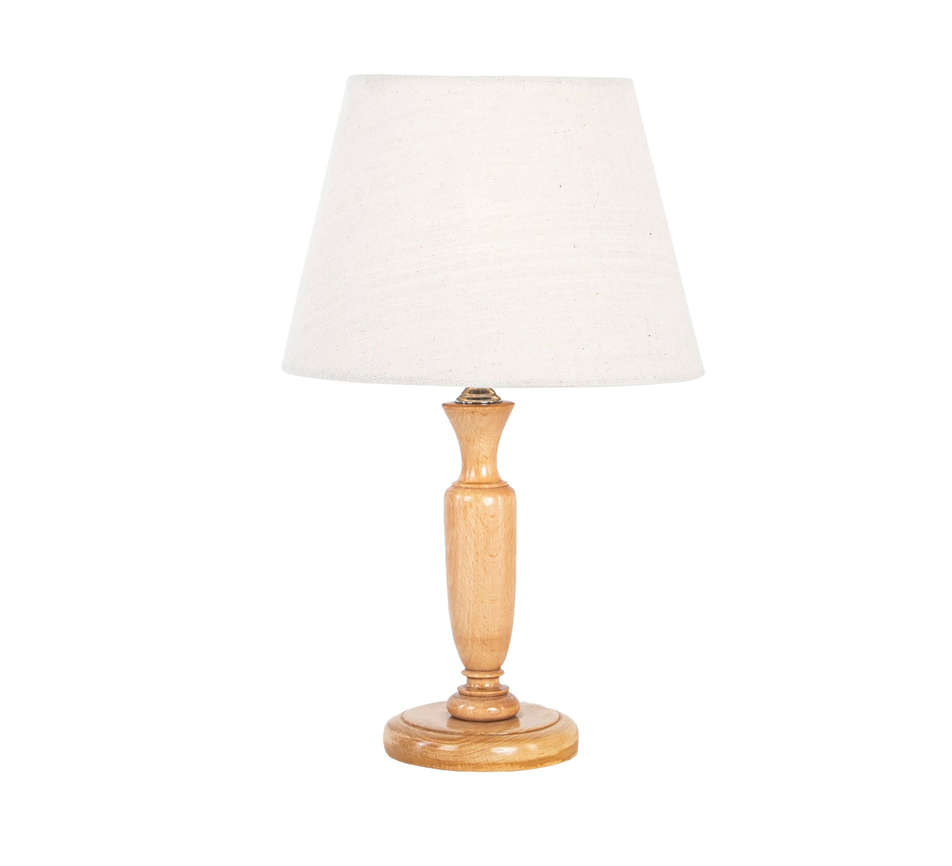 Classic lampshade with wooden base - Vitrine Furniture - Lighting