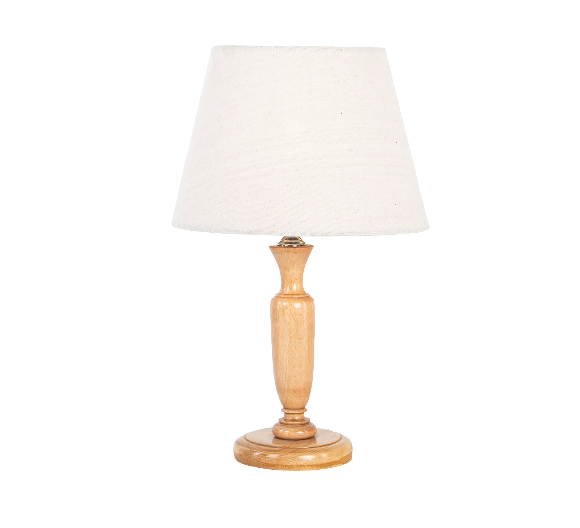 Classic lampshade with wooden base - Vitrine Furniture - Lighting
