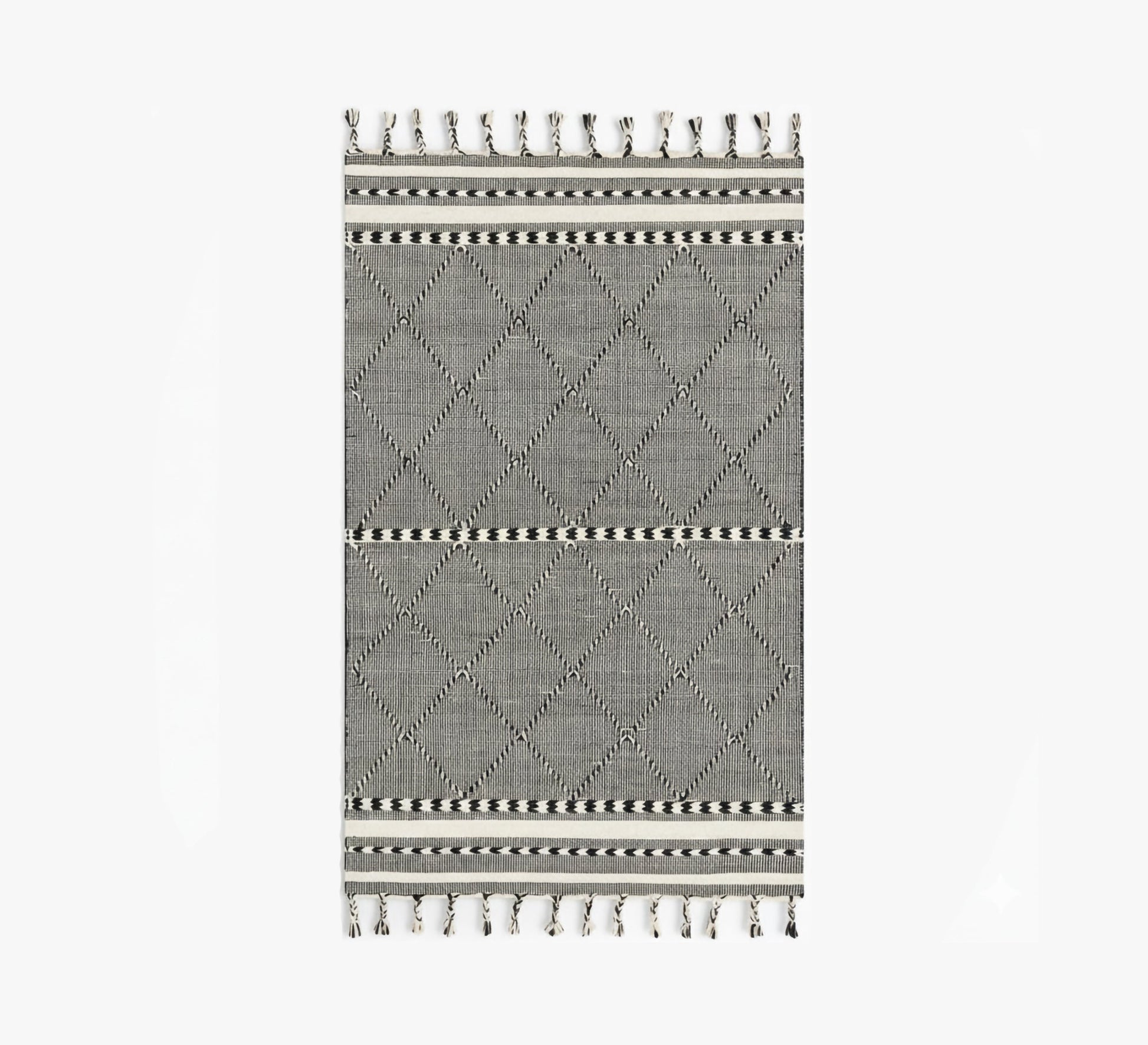 Classic rug with scattered diamond pattern - Vitrine Furniture - Accessories