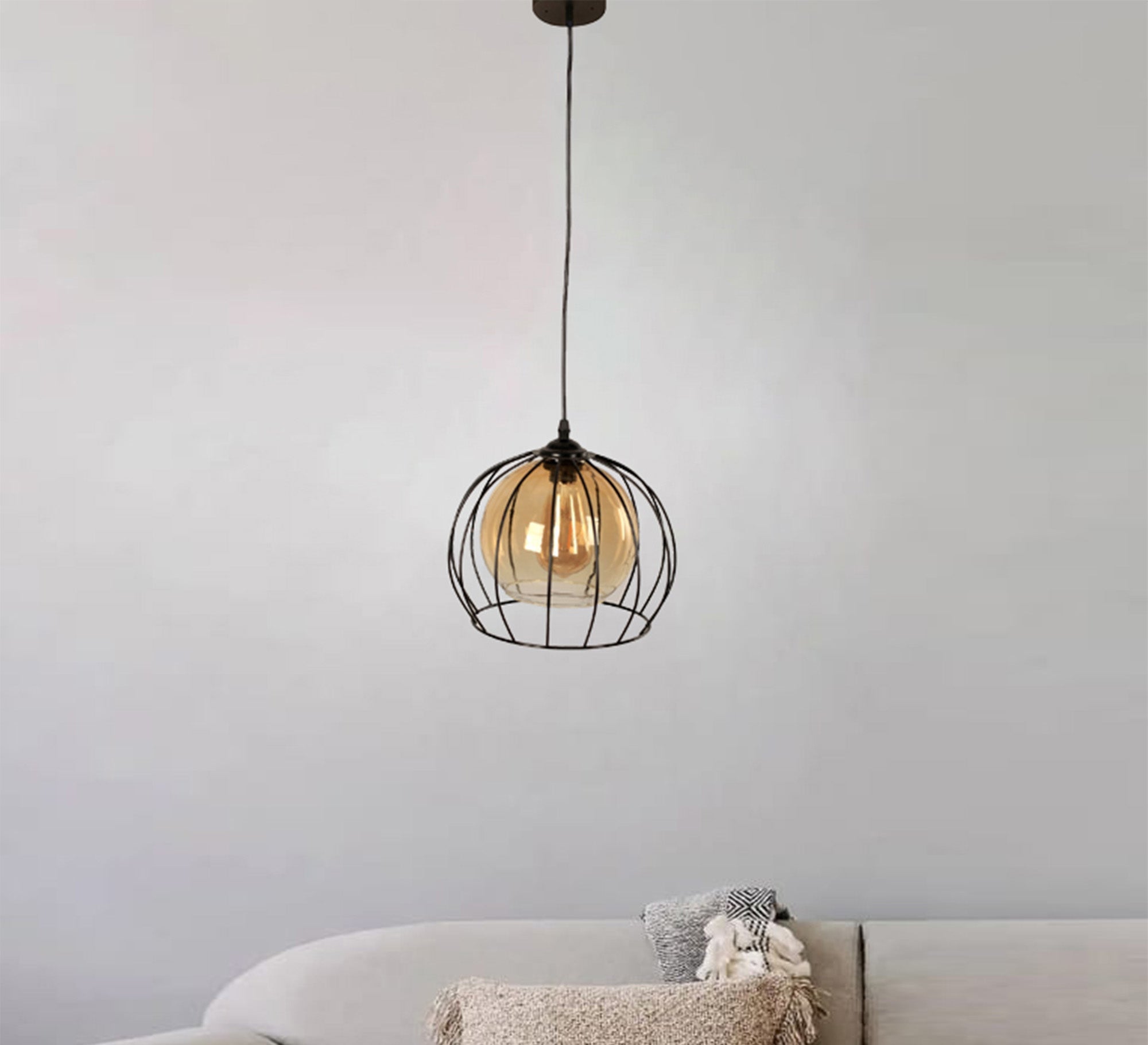 Clear glass cover pendant - Vitrine Furniture - Lighting