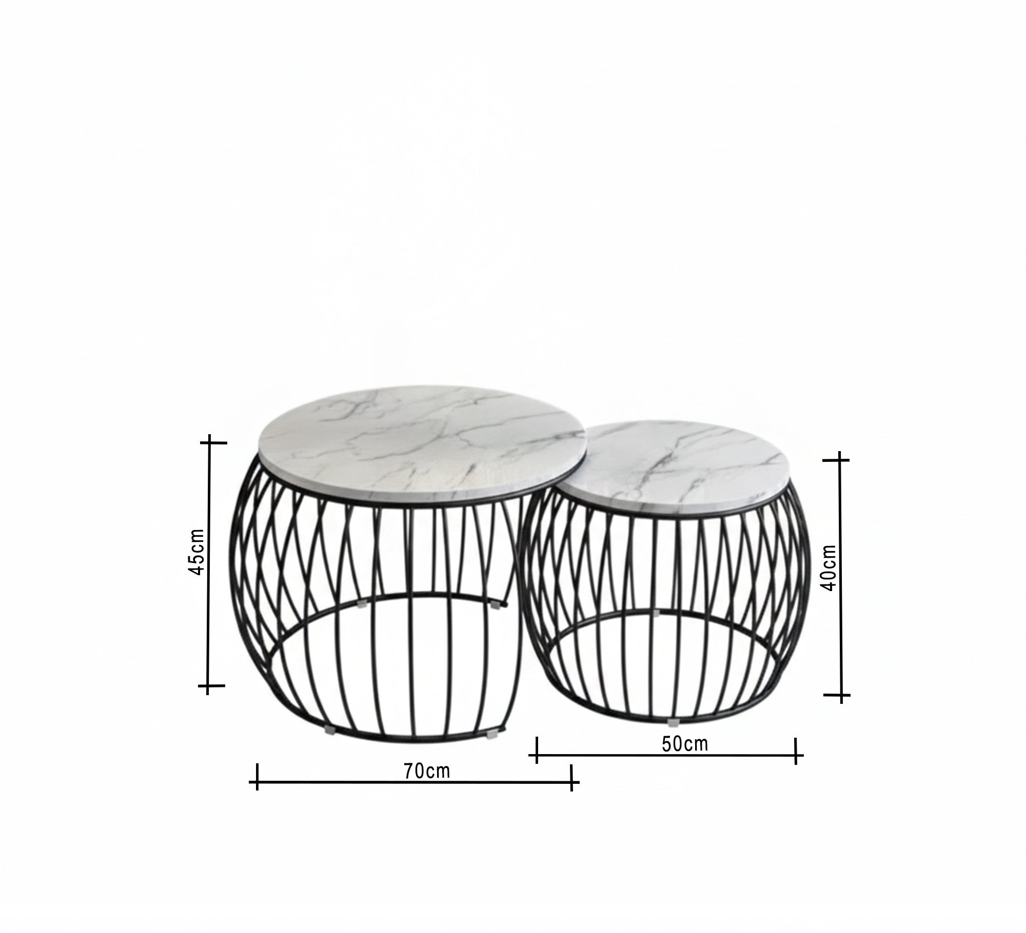 Cleverly nesting tables - Vitrine Furniture - Furniture
