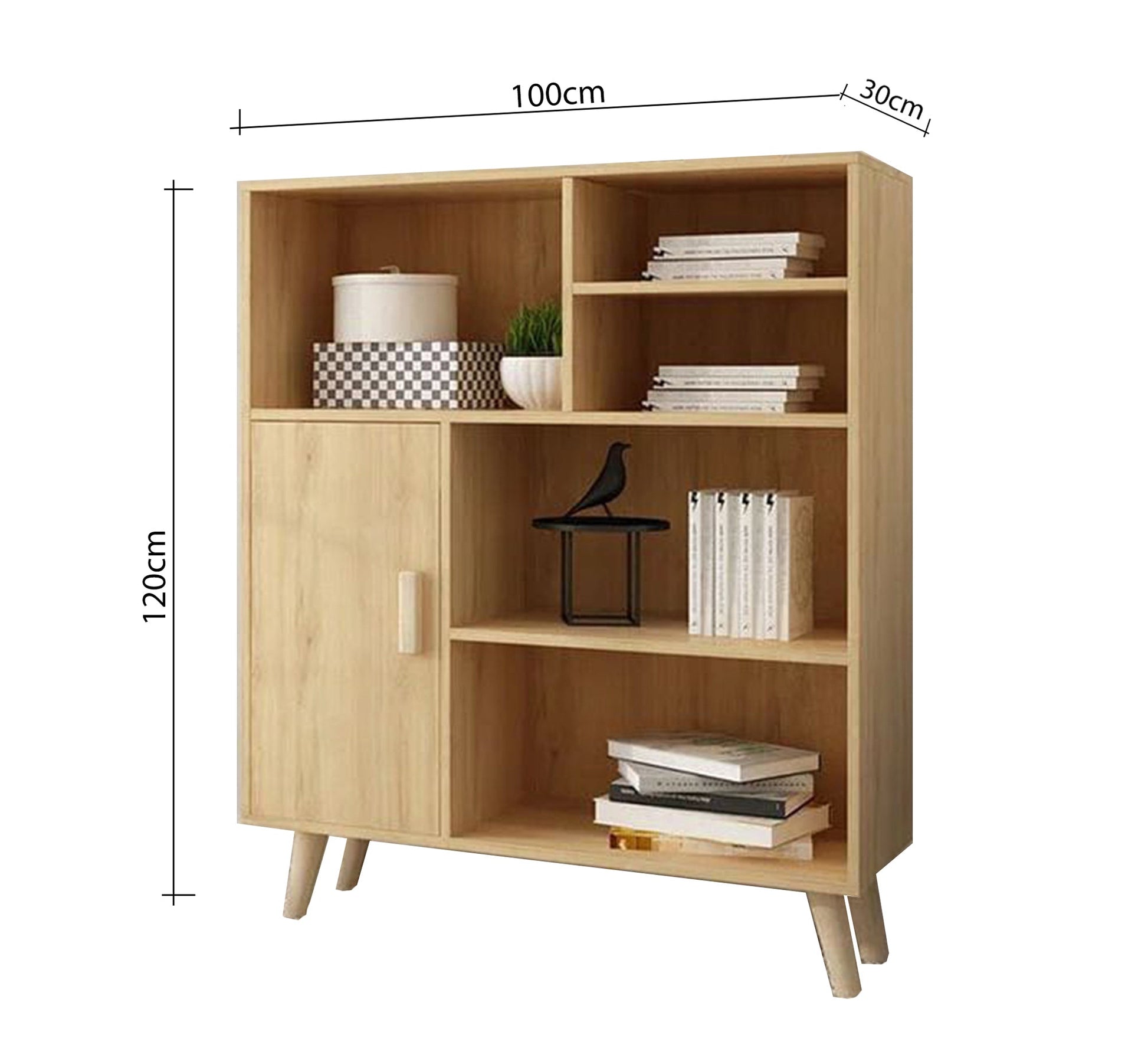 Closed - leaf bookcase - Vitrine Furniture - Furniture