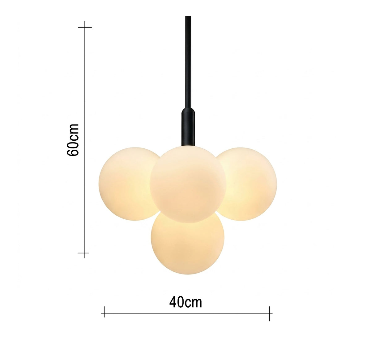 Cluster-style ceiling chandelier - Vitrine Furniture - Ceiling lights