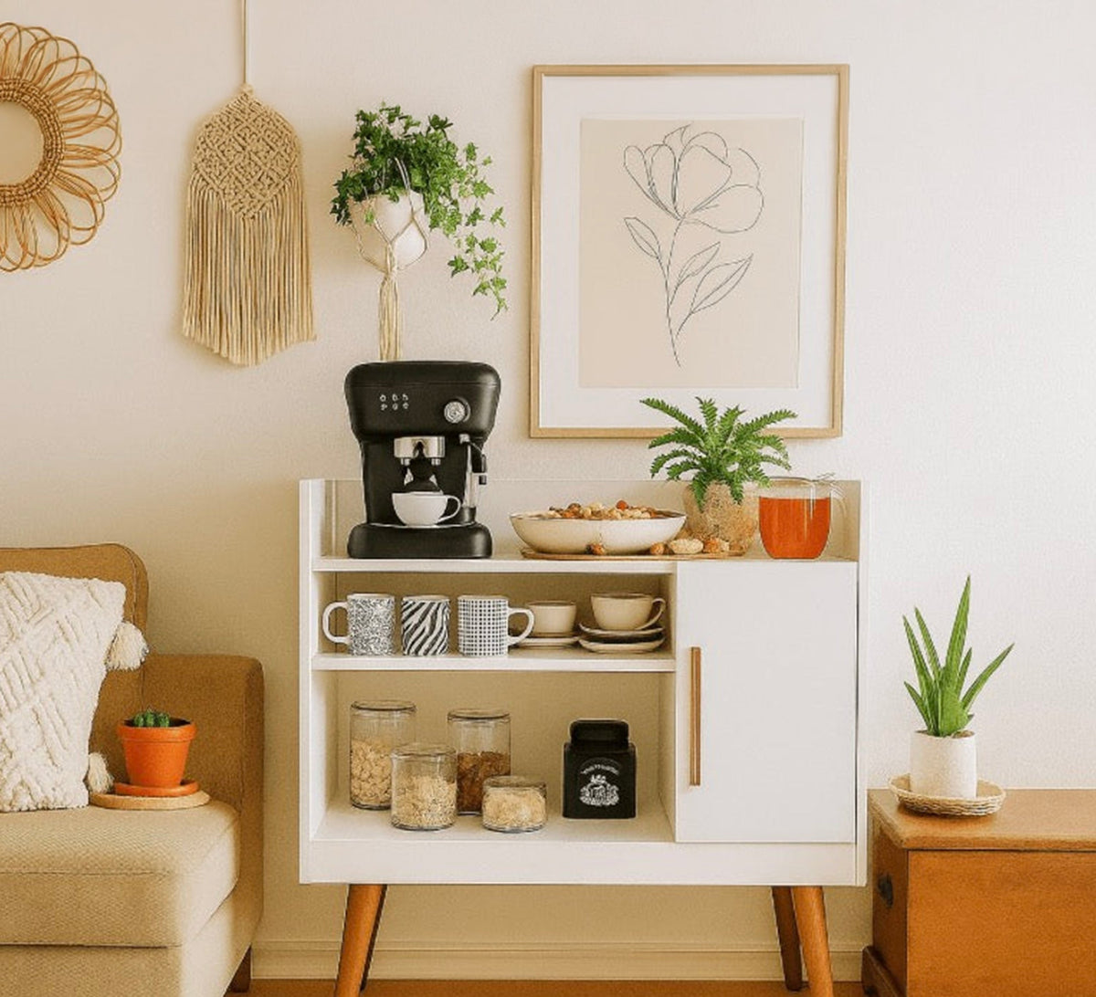 Coffee corner with a modern design - Vitrine Furniture - Coffee Corner