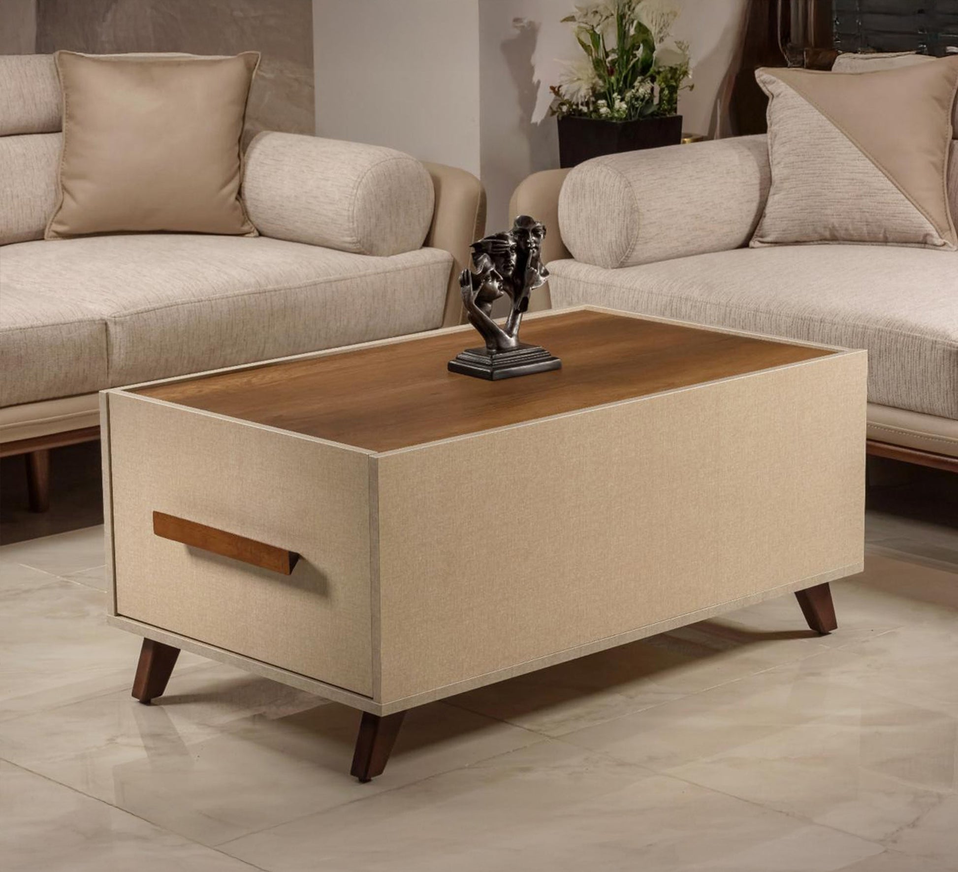 Coffee table in the middle with a drawer - Vitrine Furniture - Furniture
